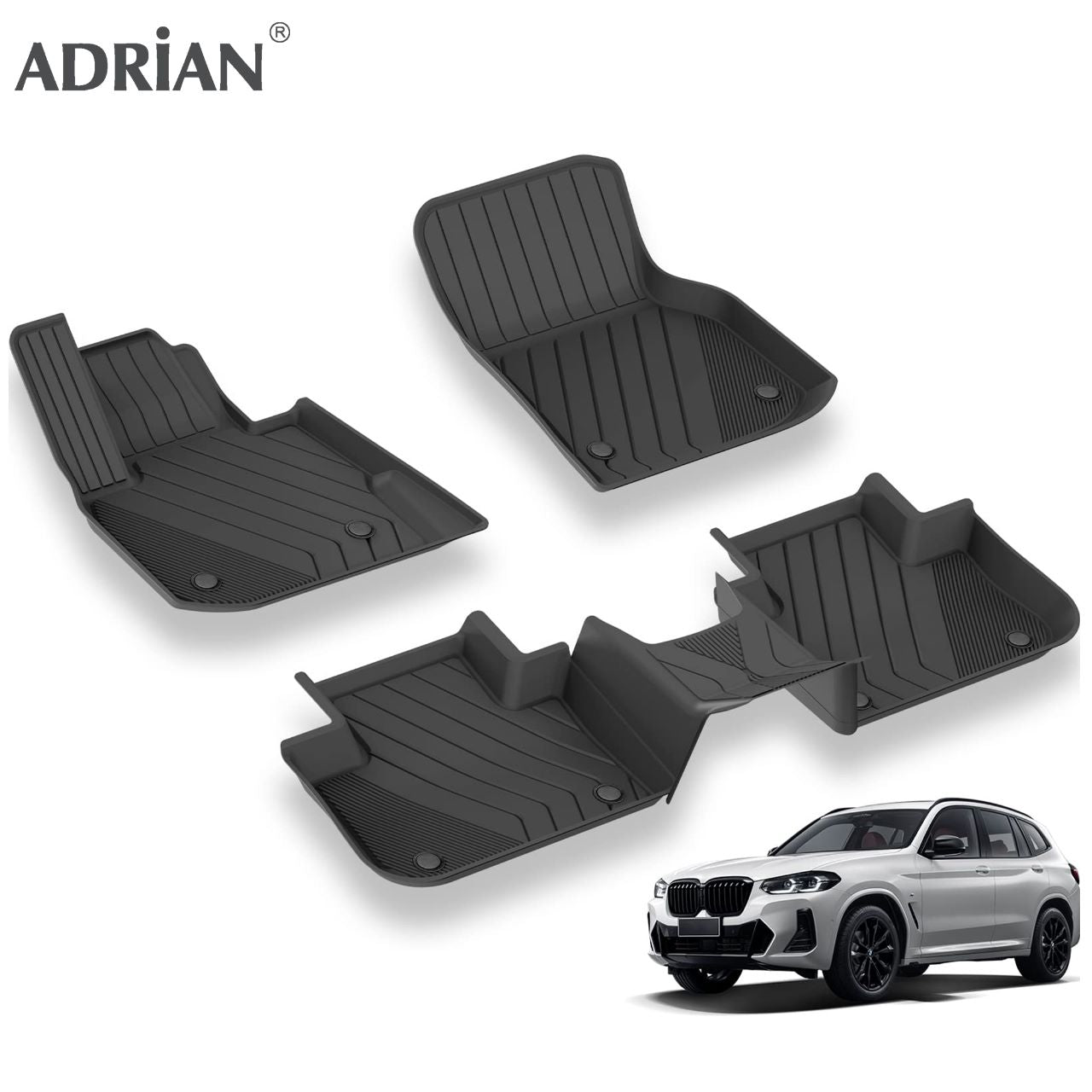 BMW X3/X4 2018 - 2025 - Adrian Pro Series Car Mats - Adrian.UAE