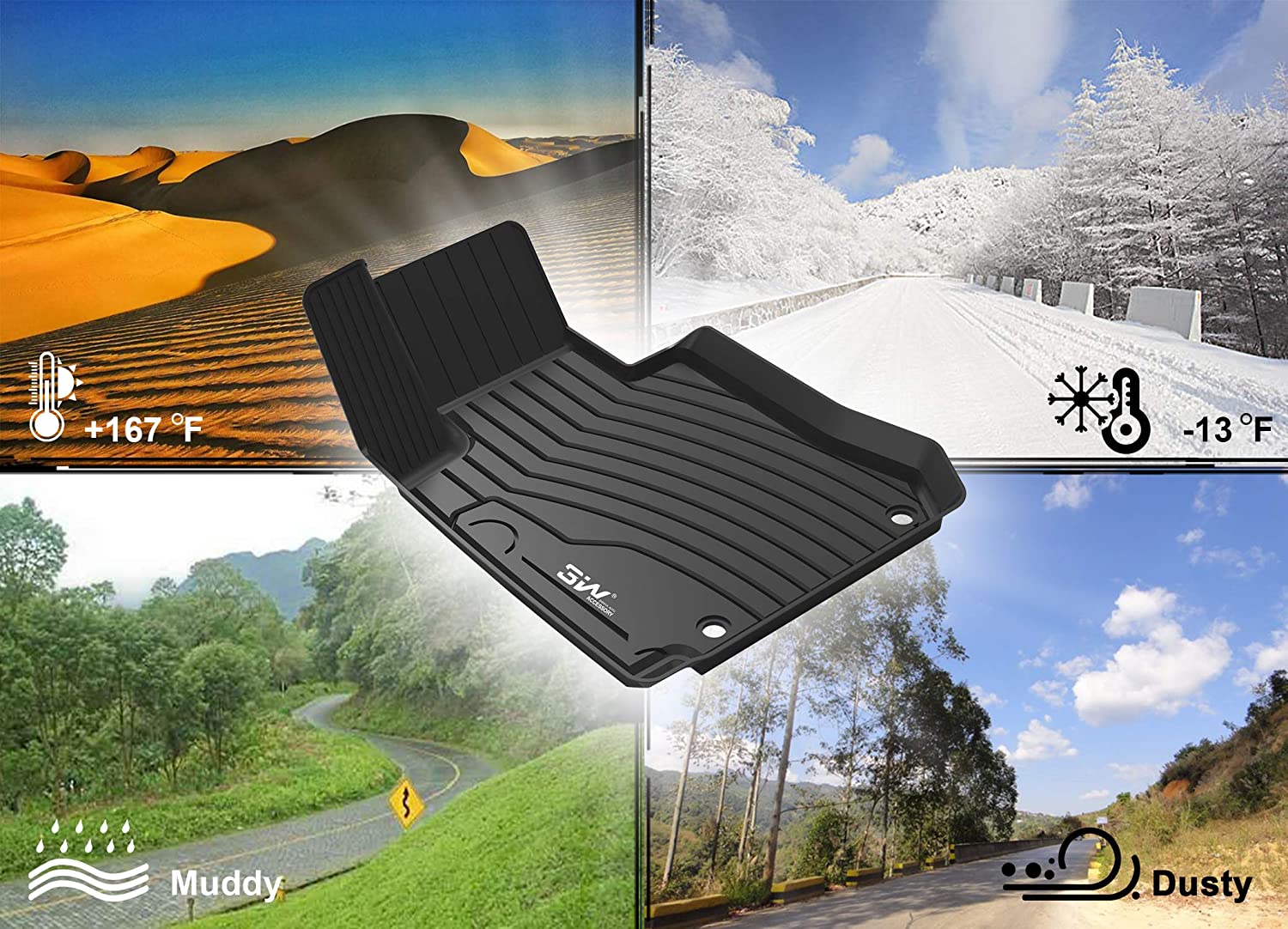 BMW X5 2019 - 2025 - Adrian Pro Series Car Floor Mats - Adrian.UAE