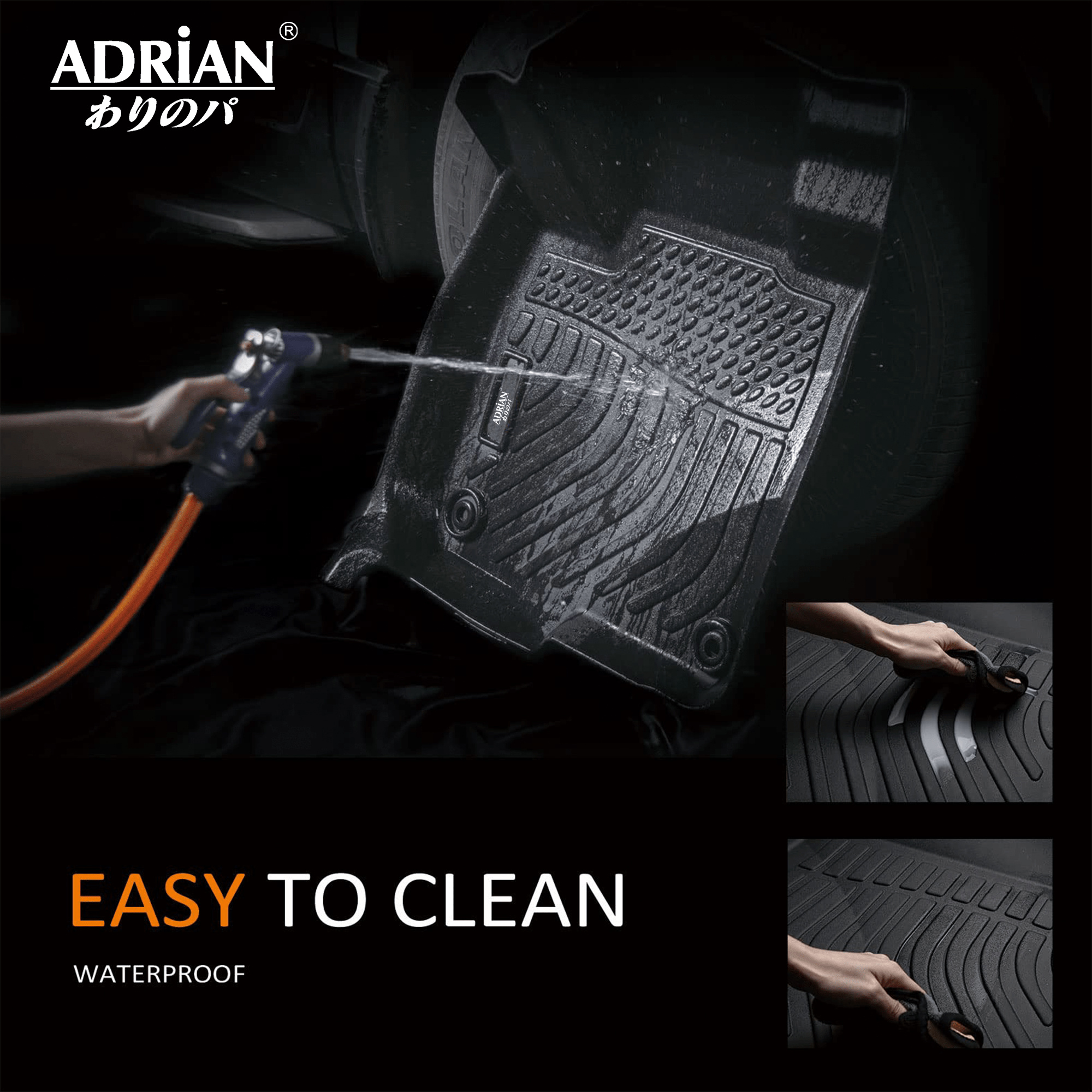 Chevrolet Tahoe/GMC Yukon/Cadillac Escalade 2021 - 2025(Short Chassis - 2nd Row Bench Seats) - Comfort Series Car Mats - Adrian.UAE