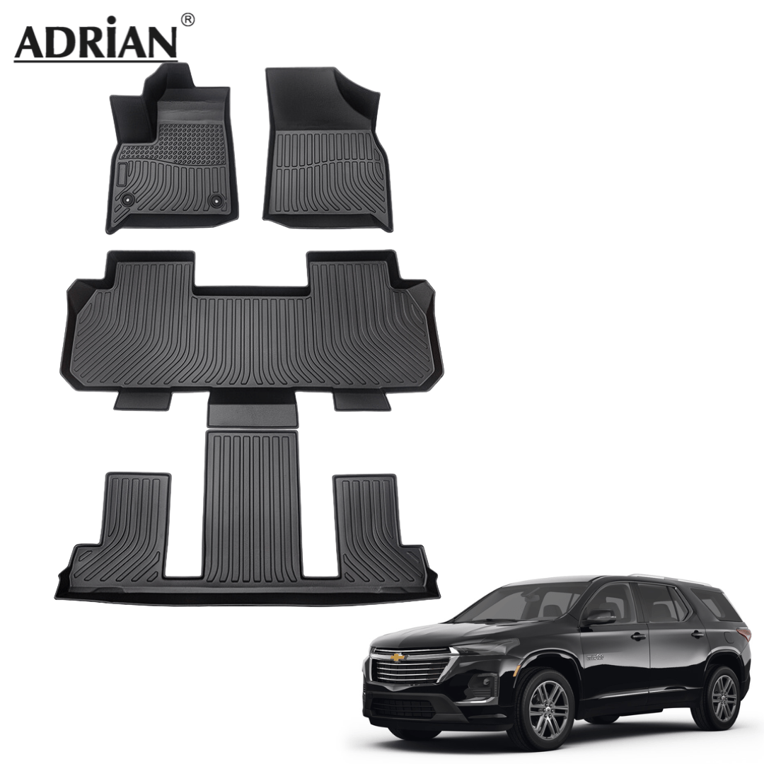 Chevrolet Traverse 2018 - 2025 - Comfort Series Car Mats - Adrian.UAE