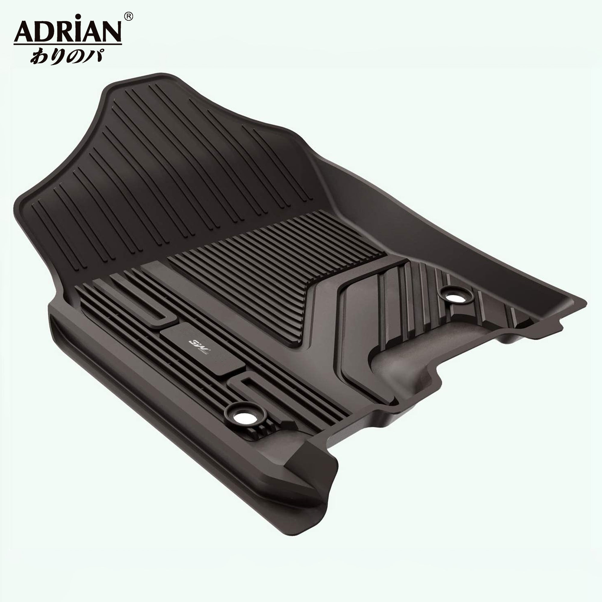 Dodge Ram 1500 2019 - 2025 Crew Cab (Without rear under seat Storage) Adrian Pro Series Car Mats - Adrian.UAE