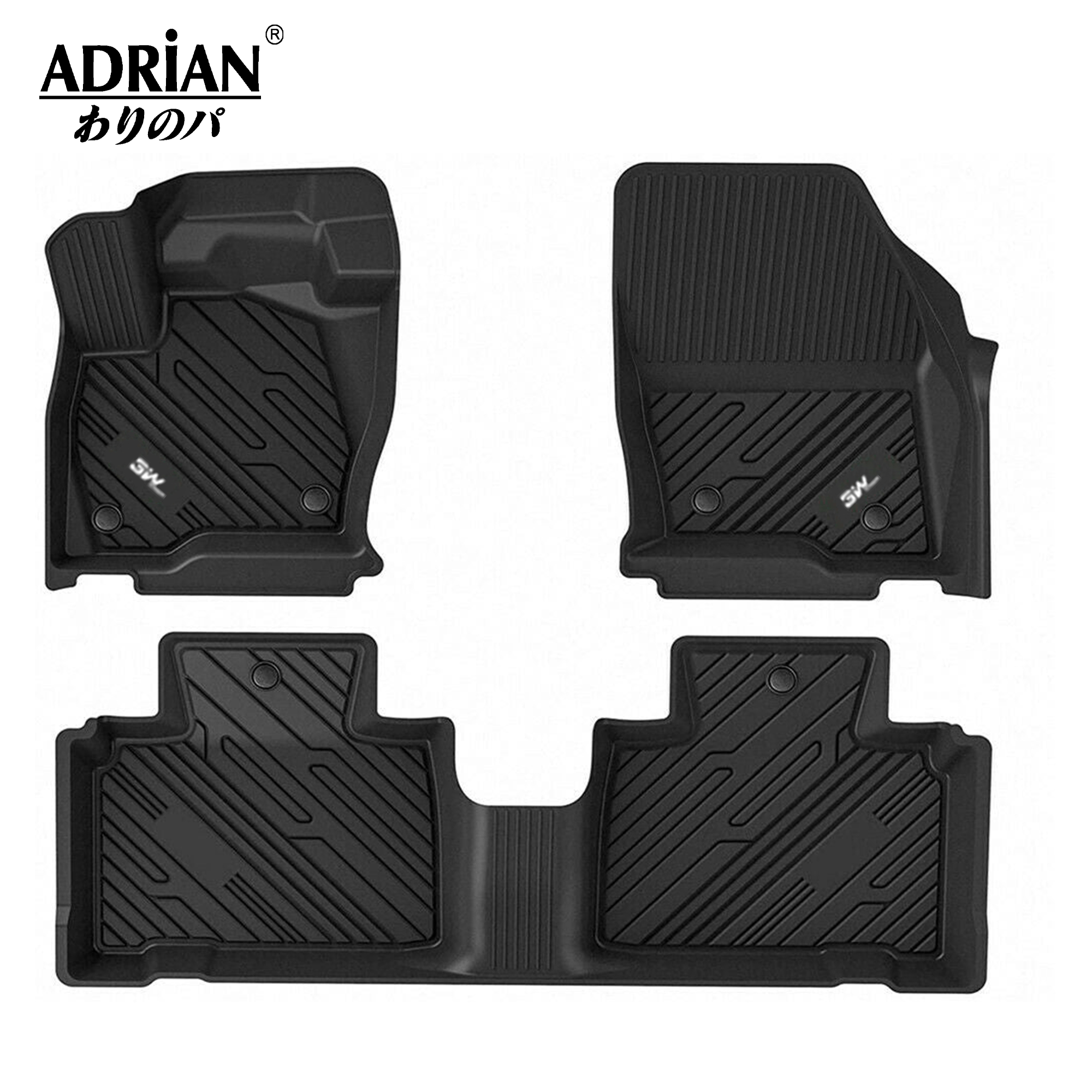 Ford Ranger 2019 - 2023 - Adrian Pro Series Car Mats - Adrian.UAE