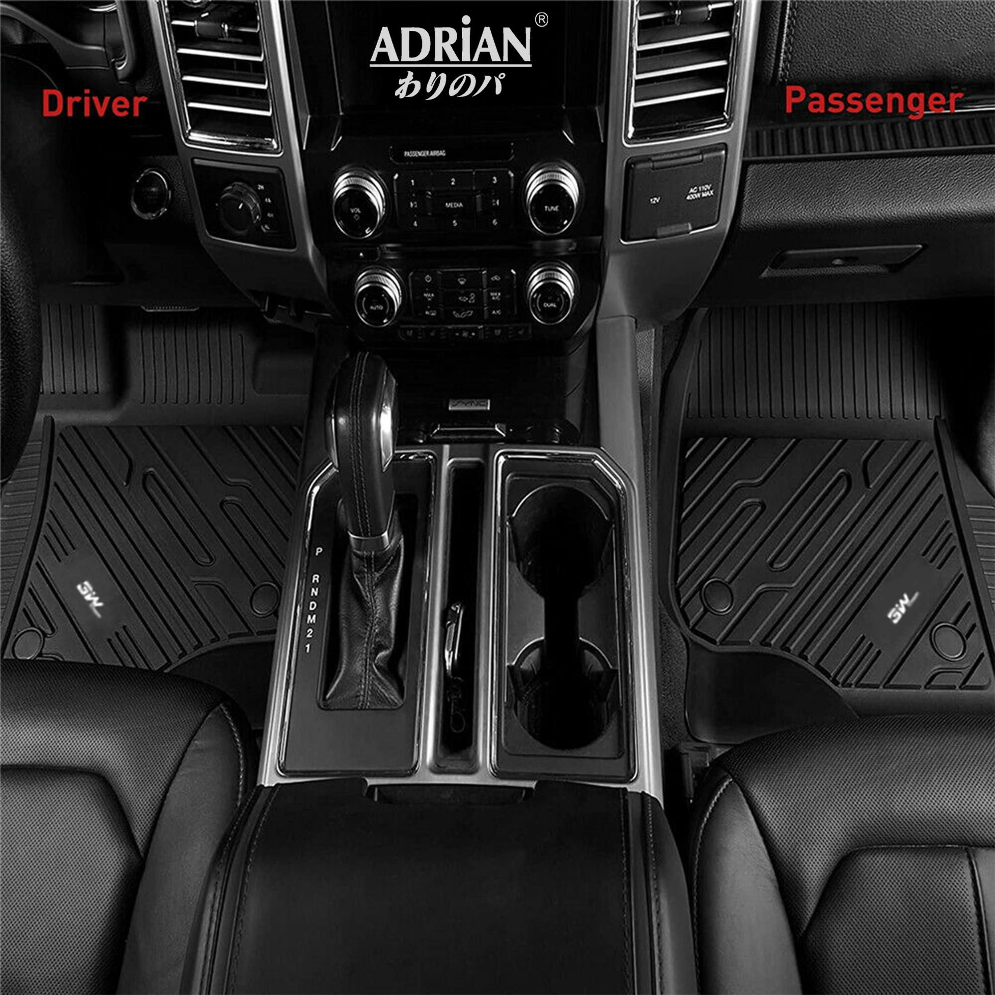 Ford Ranger 2019 - 2023 - Adrian Pro Series Car Mats - Adrian.UAE