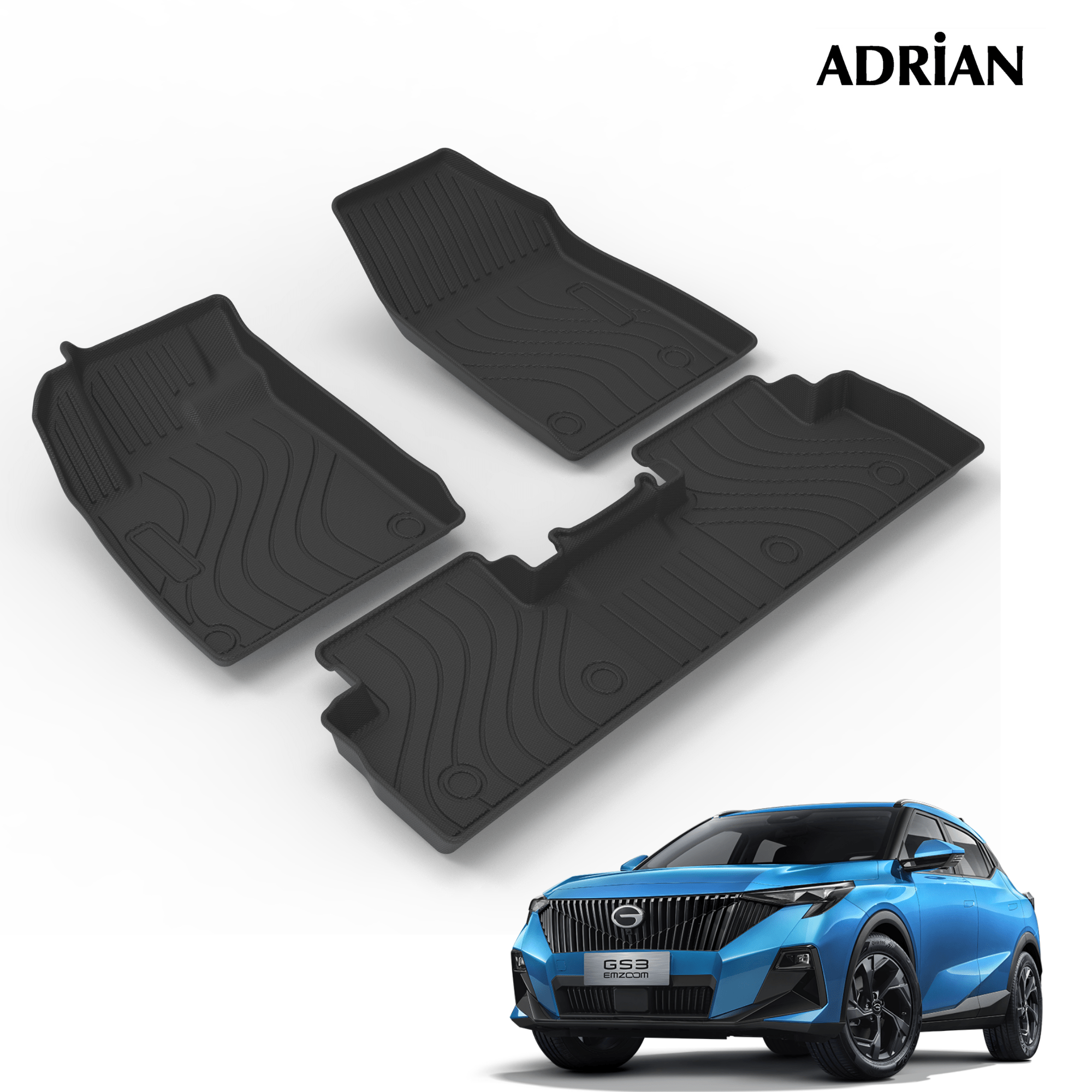 GAC GS3 Emzoom 2023 - 2025 - Gards Car Mats - Adrian.UAE