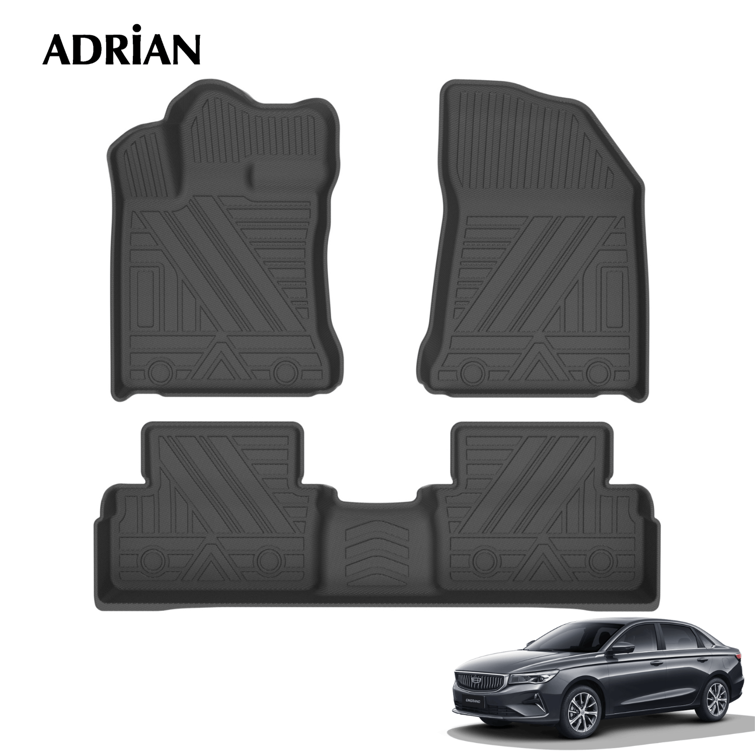 Geely Emgrand 2022 - 2025 - Gards Series Car Mats - Adrian.UAE