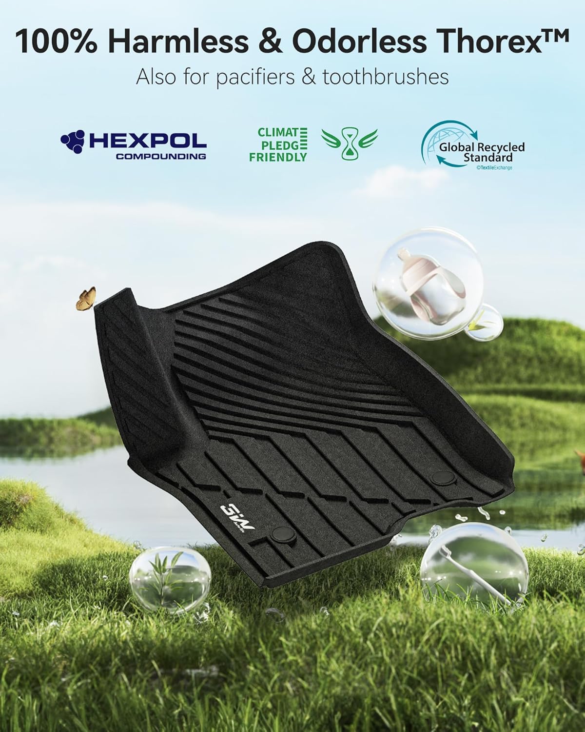 GMC Yukon/Chevrolet Tahoe//Cadillac Escalade 2021 - 2026 (Short Chassis - 2nd Row Bench Seats) - Pro Series Car Mats - Adrian.UAE