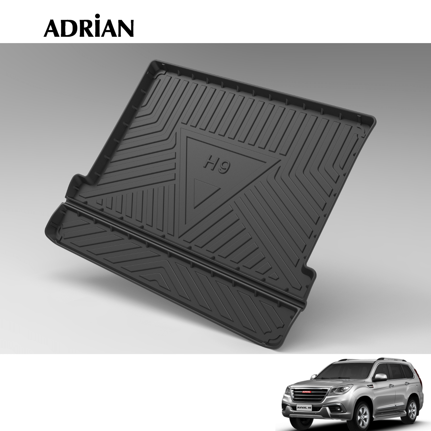 Haval H9 2020 - 2024 - Gards Series Trunk Mat - Adrian.UAE
