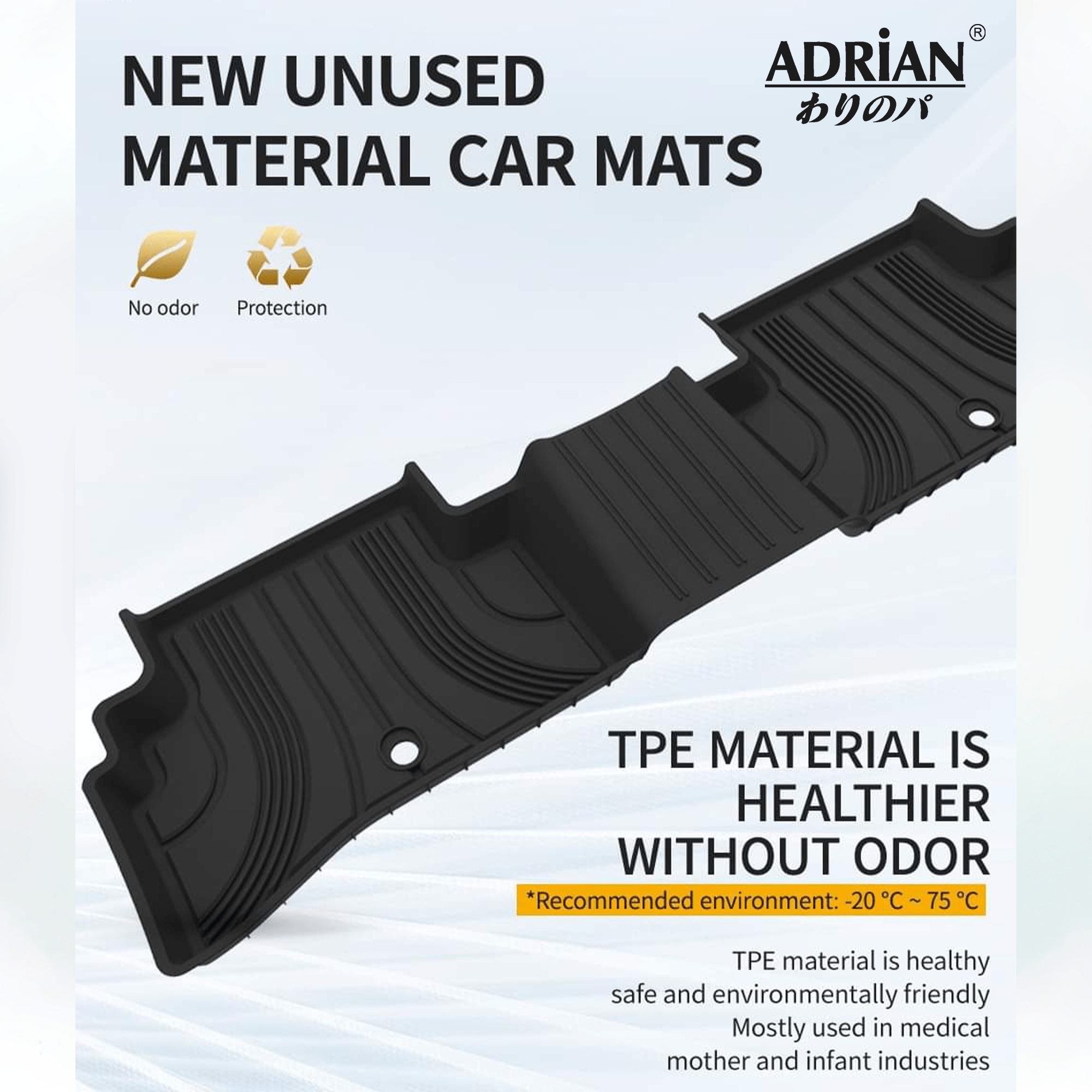 Hyundai Santa Fe / Kia Sorento 2019 - 2024 - Adrian Pro Series Car Mats - Adrian.UAE