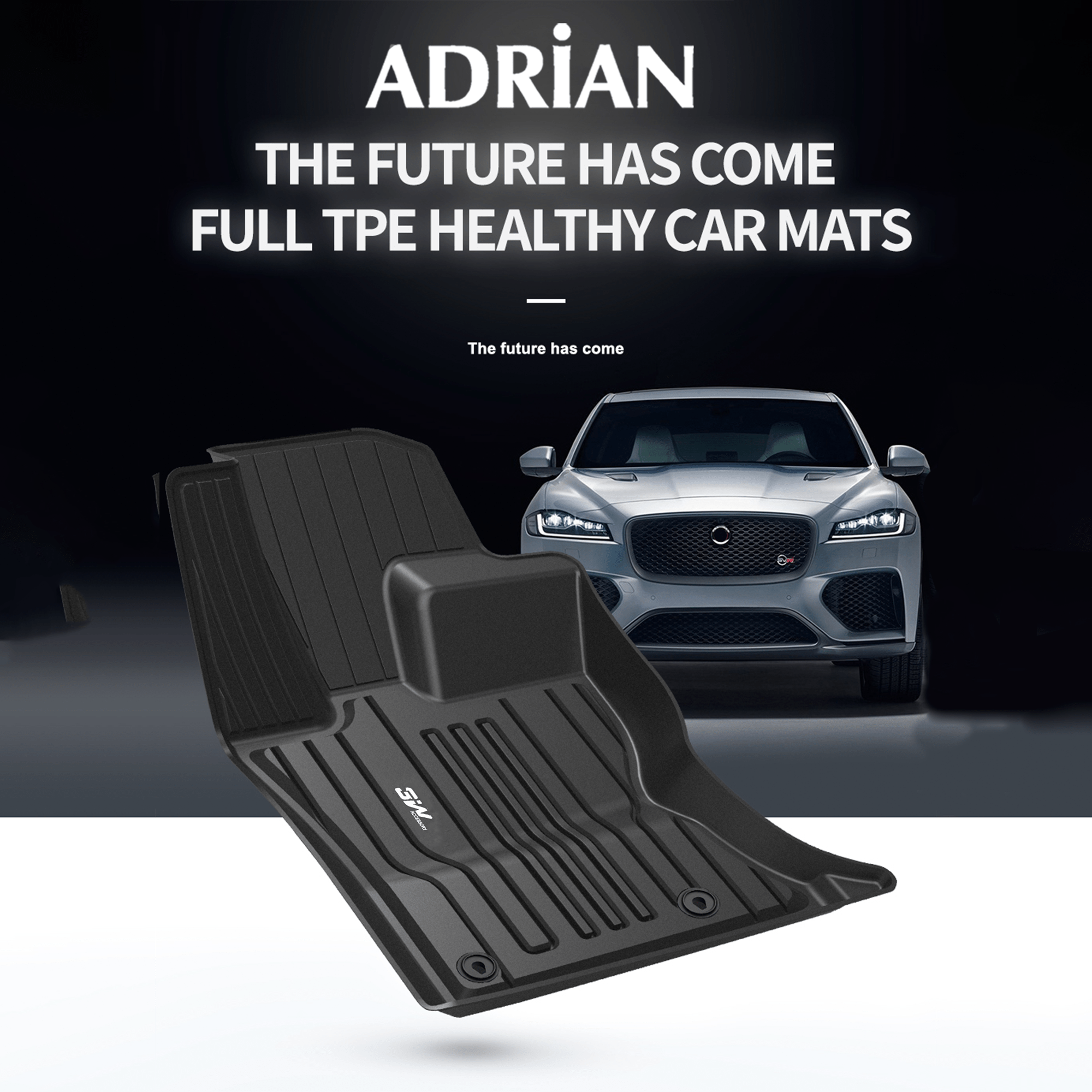 Jaguar F - Pace 2016 - 2025 - Pro Series Car Mats - Adrian.UAE