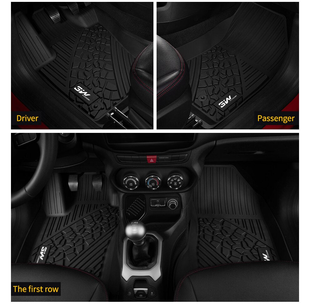 Jeep Wrangler JL 2018 - 2025 (4 doors) - Pro Series Car Mats - Adrian.UAE