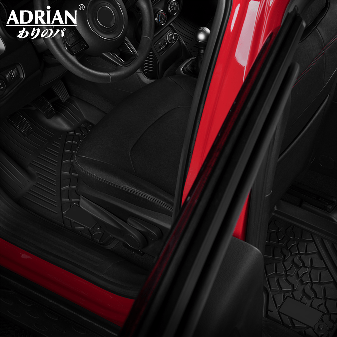 Jeep Wrangler JL 2018 - 2025 (4 doors) - Pro Series Car Mats - Adrian.UAE