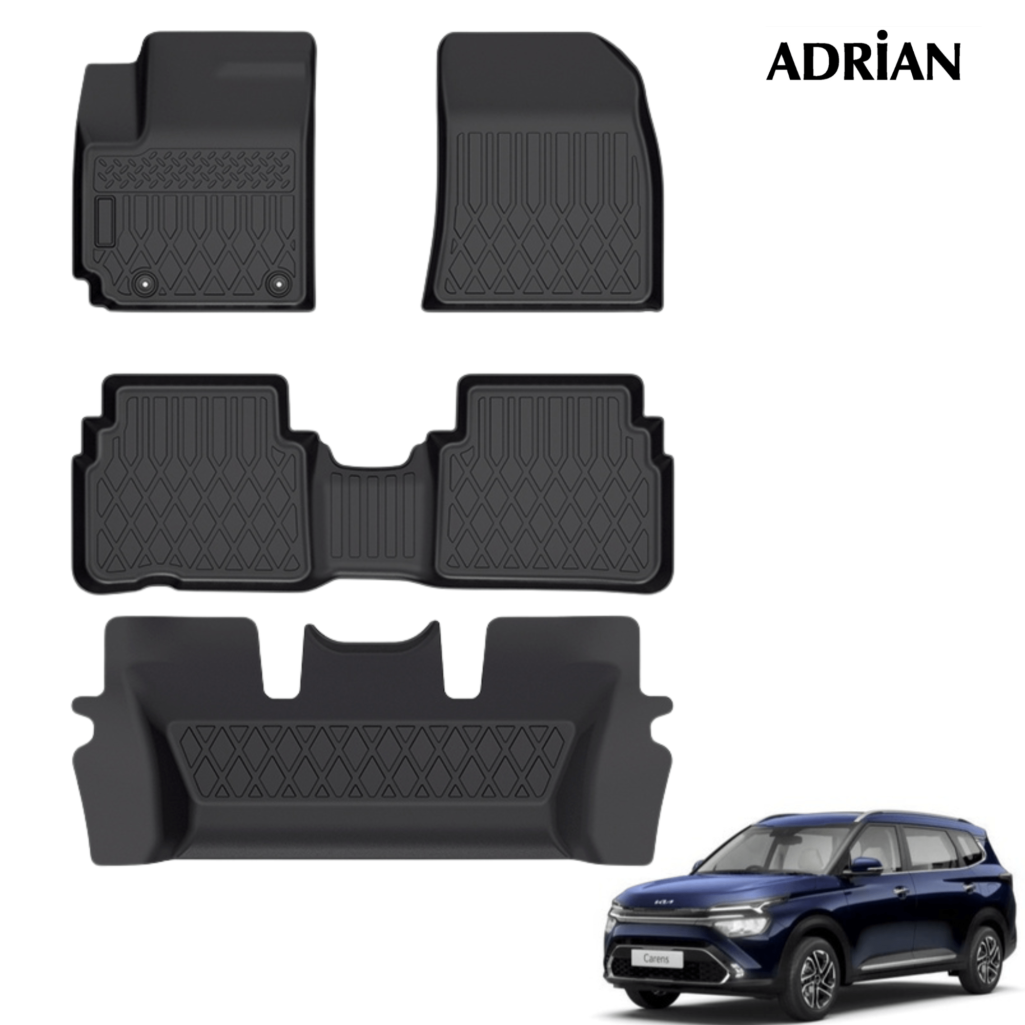 Kia Carens 2023 - 2025 - Pro Series Car Mats - Adrian.UAE