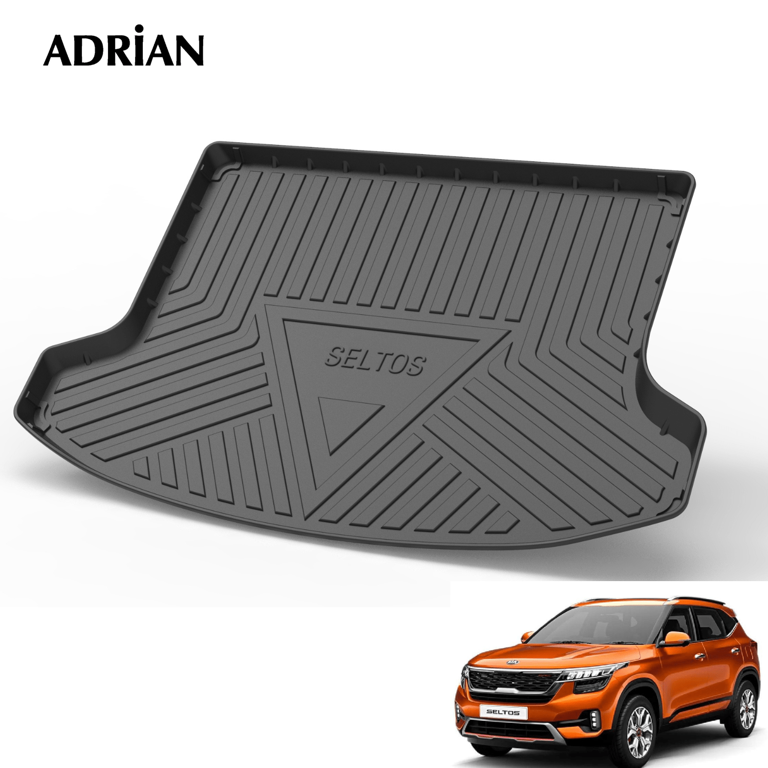 Kia Seltos 2020 - 2025 - Gards Series Trunk Mat - Adrian.UAE