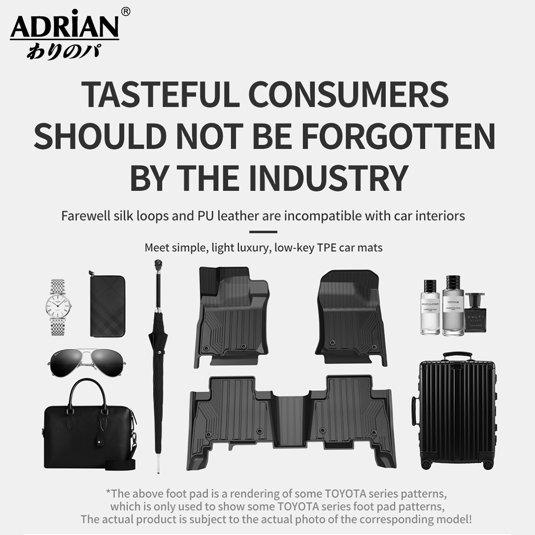 Lexus LX570 / Toyota Land cruiser 2008 - 2021 - Adrian Car Mats Pro Series - Adrian.UAE