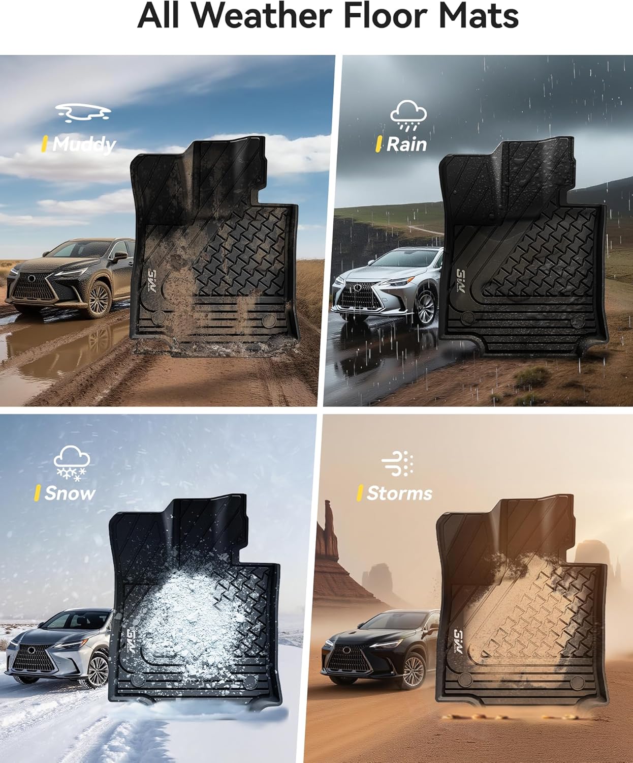 Lexus NX 2022 - 2025 - Adrian Pro Series Car Mats - Adrian.UAE