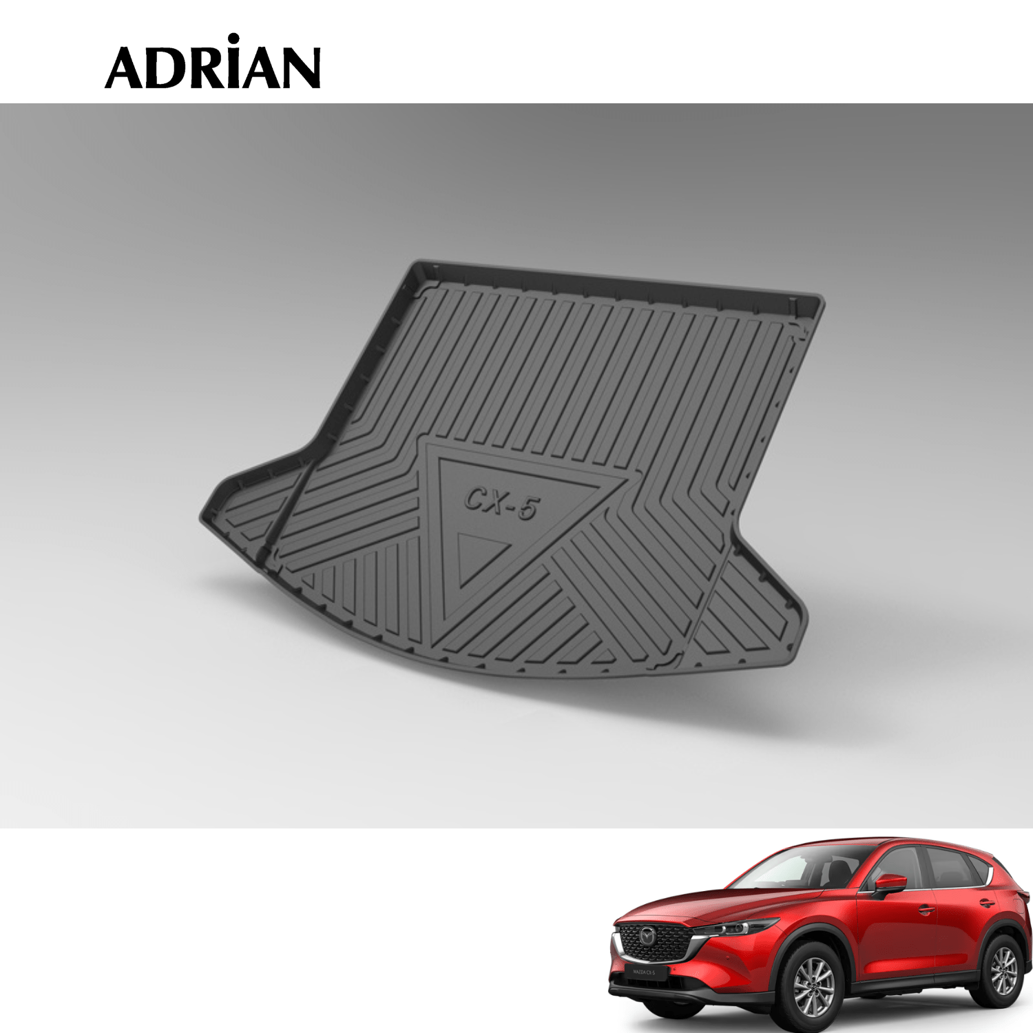 Mazda CX - 5 2018 - 2024 - Gards Series Trunk Mat - Adrian.UAE