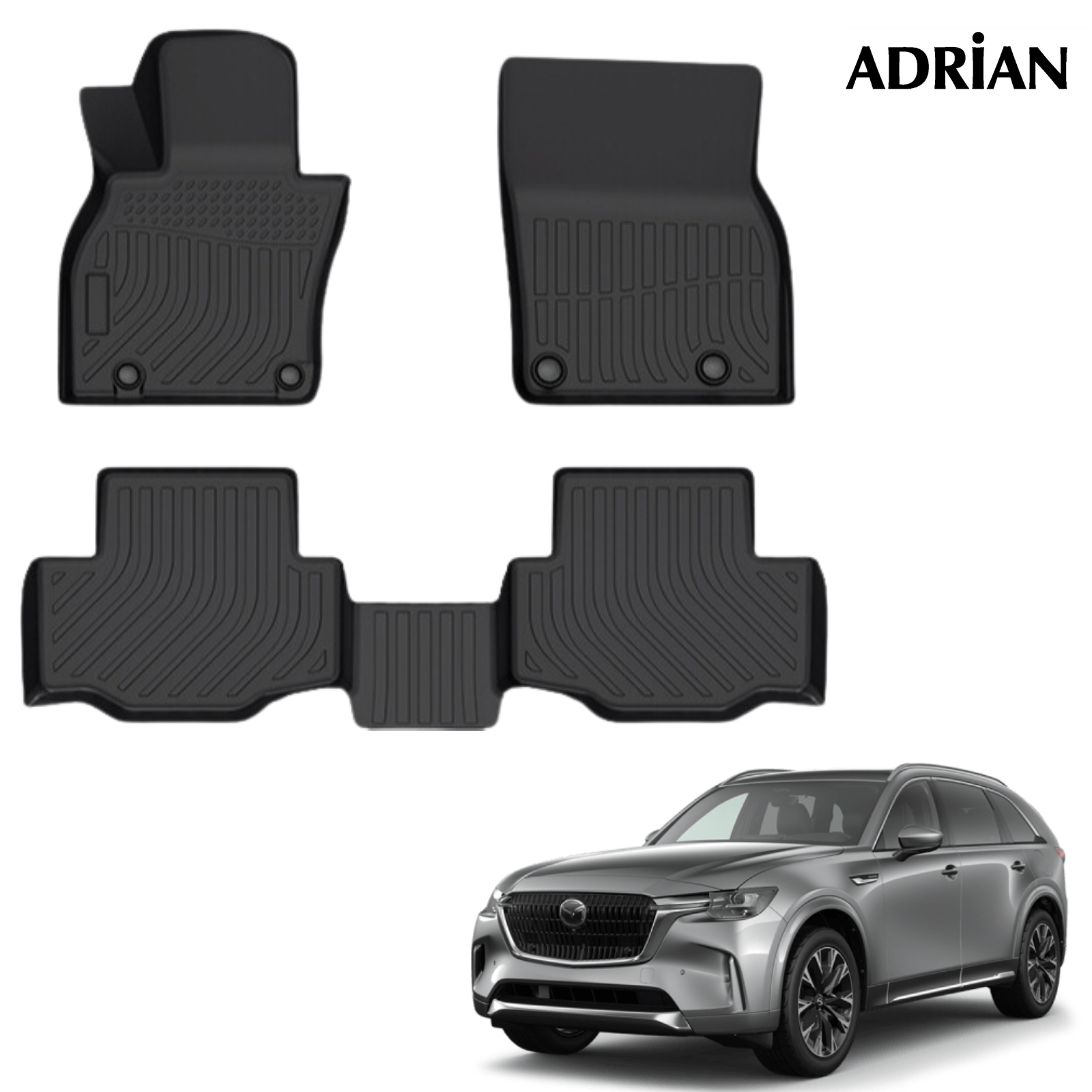 Mazda CX - 90 2024 - Comfort Series Car Mats - Adrian.UAE