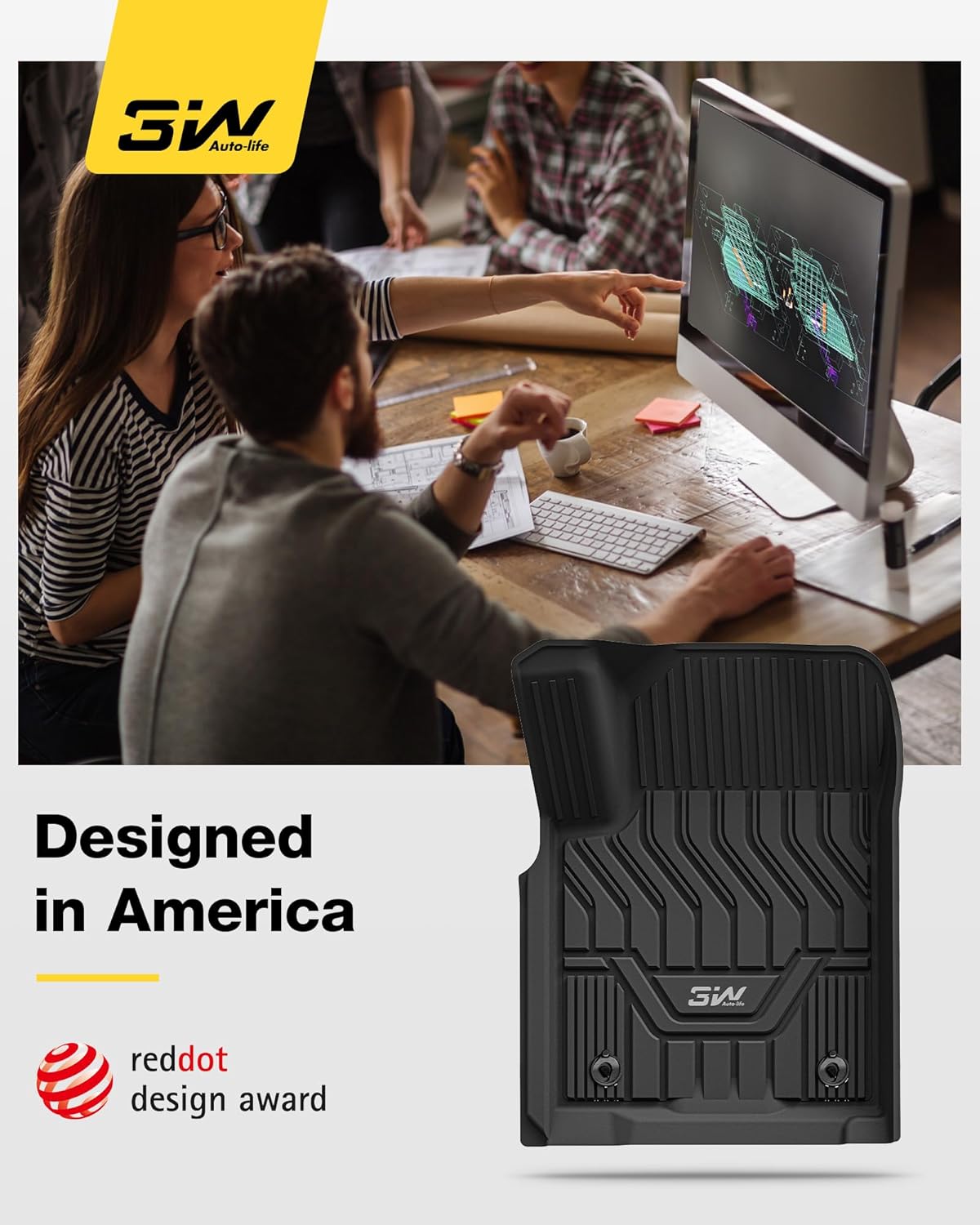 Nissan Patrol / Infiniti QX80 2010 - 2024 Adrian 3W Car Mats Pro Series - Adrian.UAE