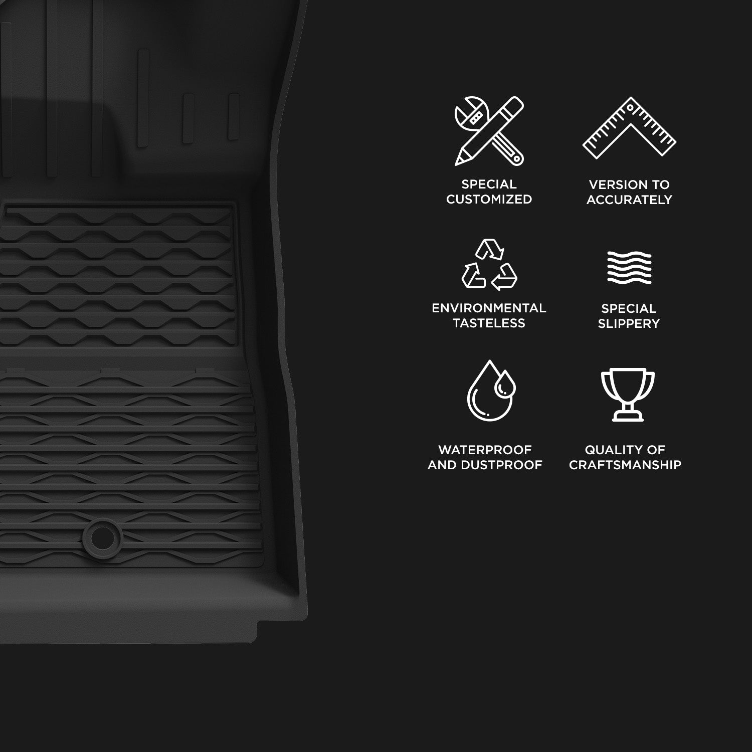 Nissan Patrol / Infinity QX80 2025 - Adrian 3W Car Mats Pro Series - Adrian.UAE