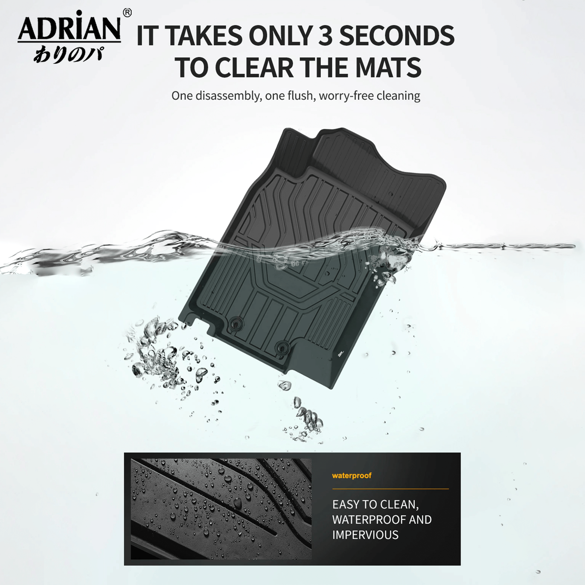 Nissan X - Trail 2014 - 2022 - Adrian Car Mats Pro Series - Adrian.UAE