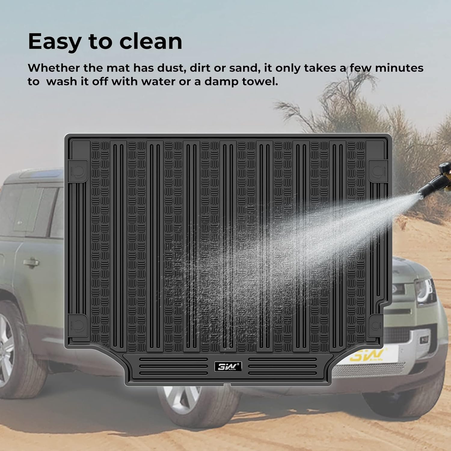 Range Rover Defender 110 (4 Doors) 2020 - 2025 - Adrian Trunk Mats Pro Series - Adrian.UAE