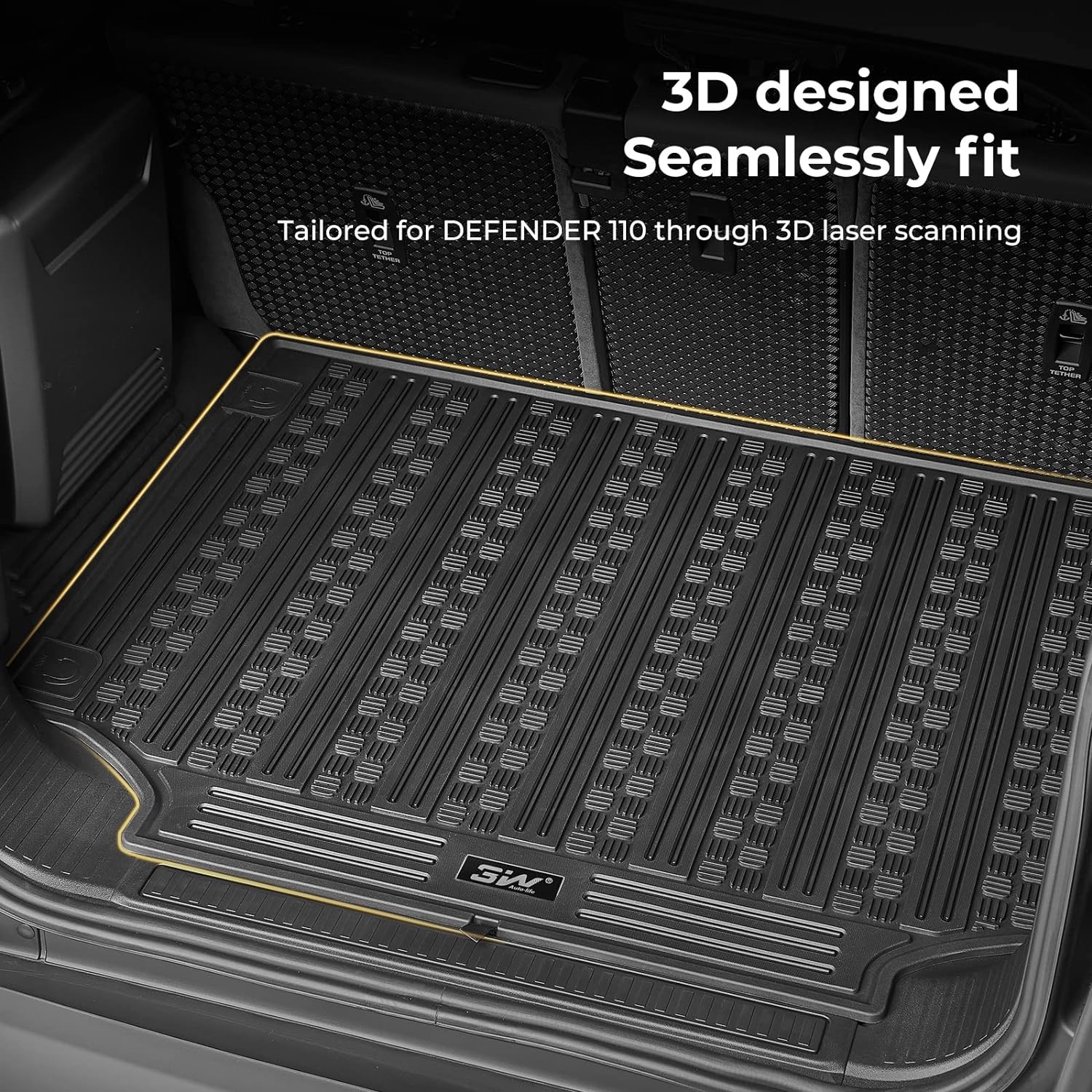 Range Rover Defender 110 (4 Doors) 2020 - 2025 - Adrian Trunk Mats Pro Series - Adrian.UAE