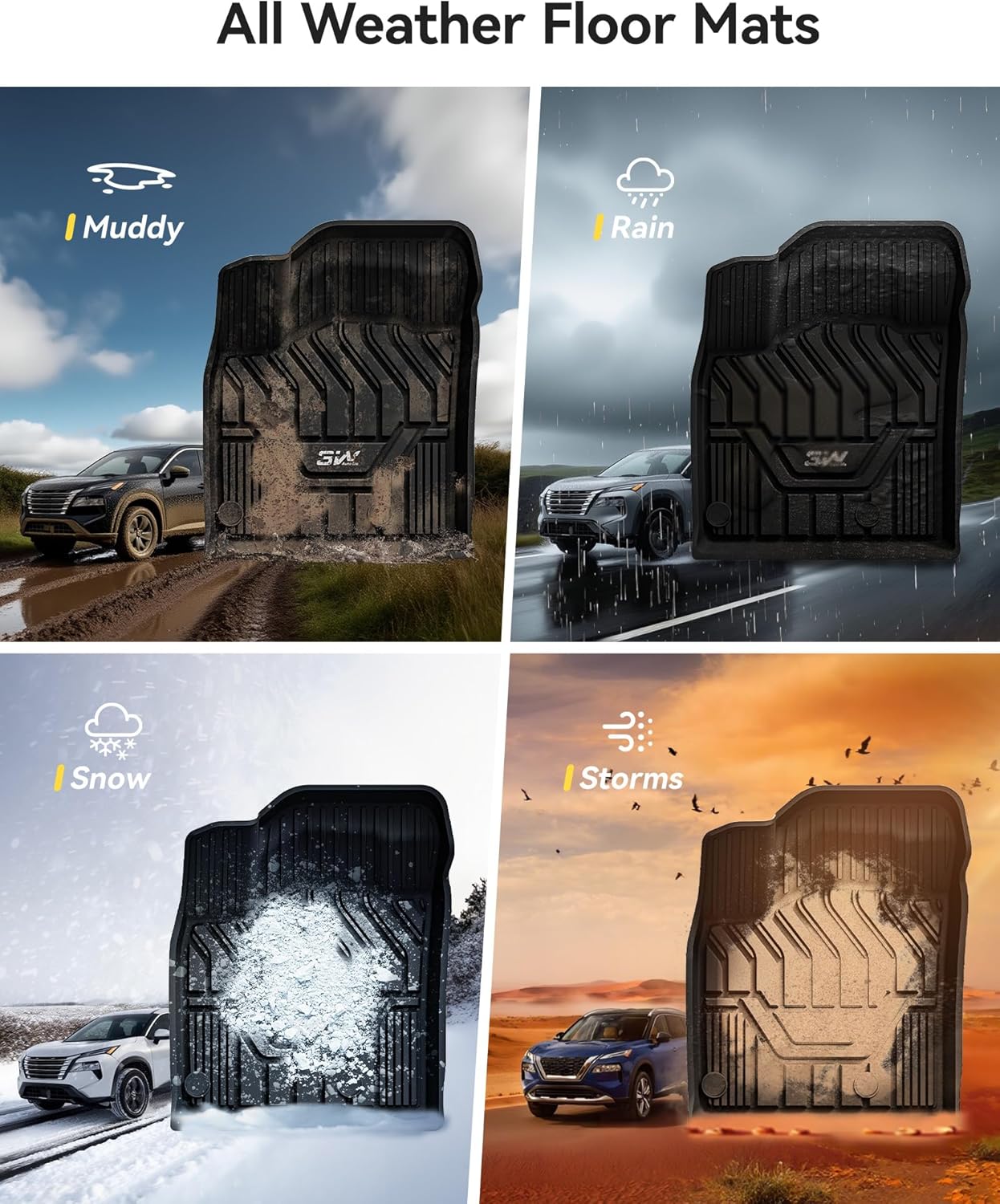 Renault Koleos 2016 - 2025 Pro Series Car Mats - Adrian.UAE