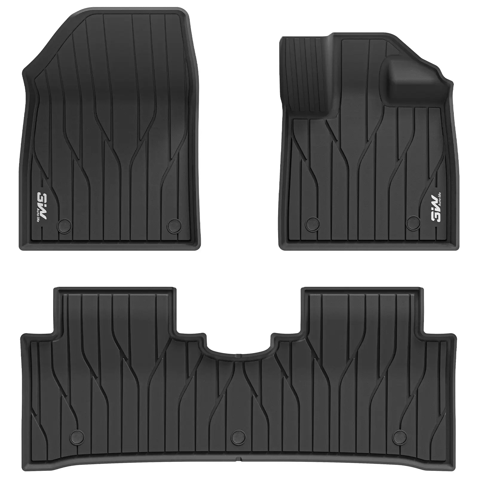 Tesla Cybertruck 2024 - 2026 ADRIAN Custom Floor Mats TPE Material & All - Weather Protection - Adrian.UAE
