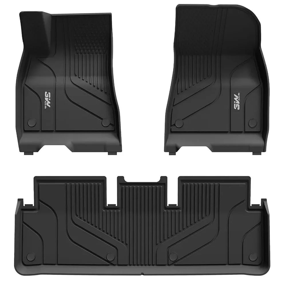 Tesla Model 3 2024 - 2026 Highland New Generation ADRIAN 3W Custom Floor Mats TPE Material & All - Weather Protection - Adrian.UAE
