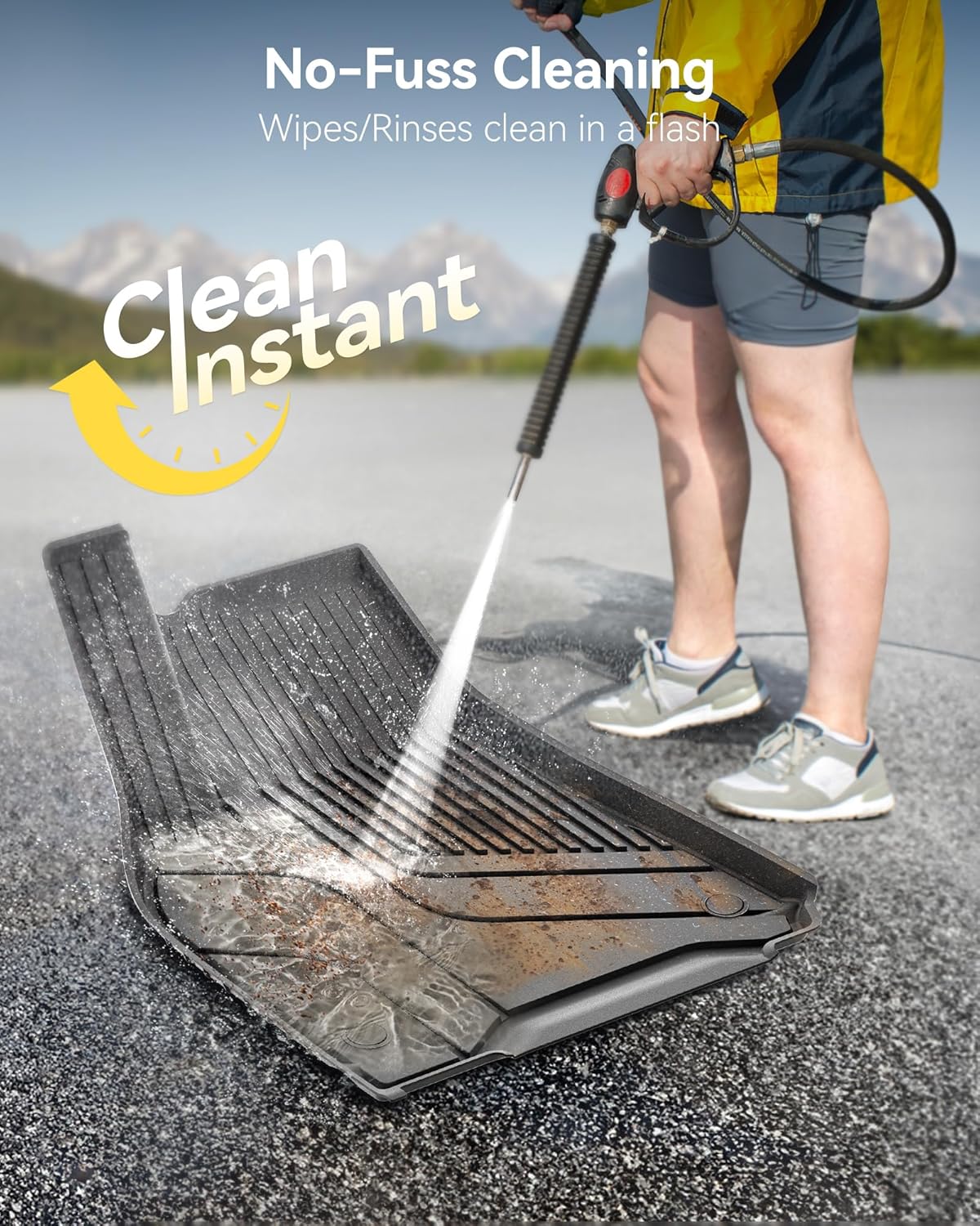 Tesla Model Y 2025 - 2026 ADRIAN 3W Custom Floor Mats TPE Material & All - Weather Protection 5 - Seater - Adrian.UAE