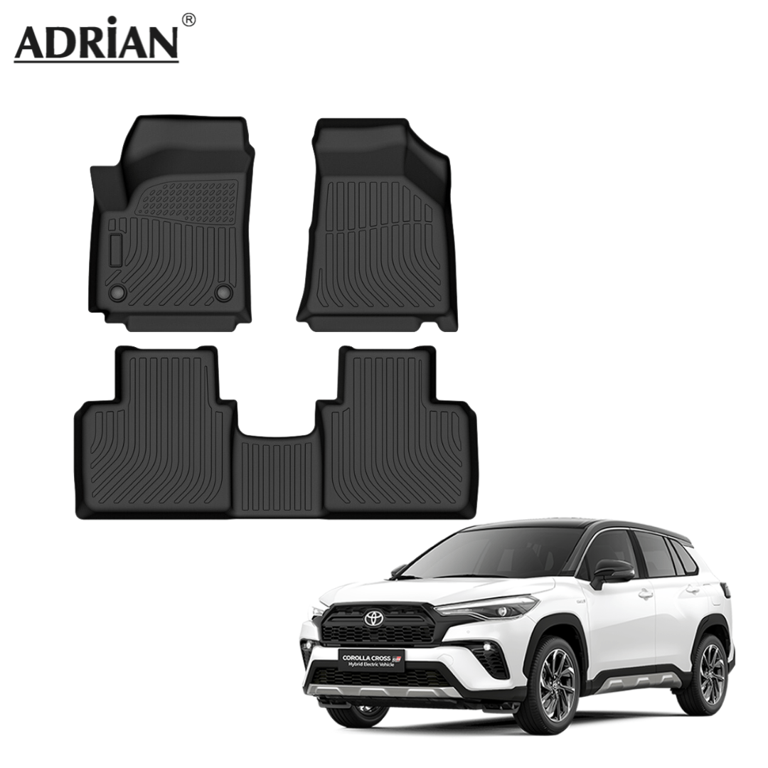 Toyota Corolla Cross 2020 - 2025 - Adrian Car Mats Comfort Series - Adrian.UAE