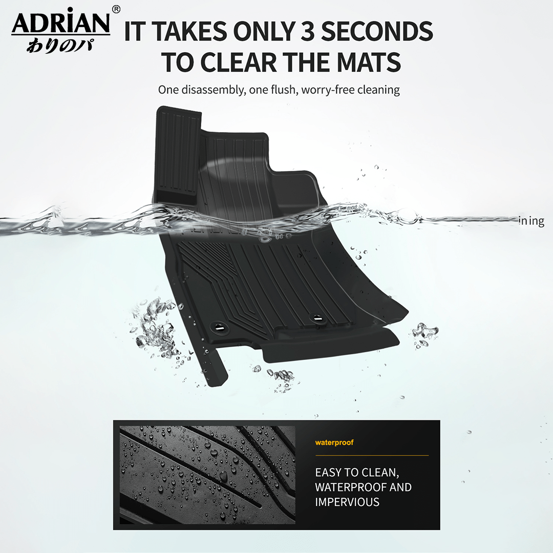 Toyota Highlander 2021 - 2025 - Adrian Car Mats Pro Series - Adrian.UAE