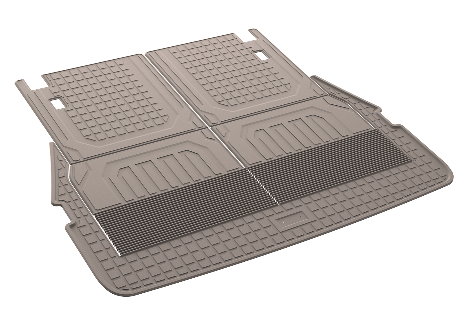 Toyota Land Cruiser 2022 - 2025 - 3W ADRIAN Trunk Mat - Beige Color - Adrian.UAE