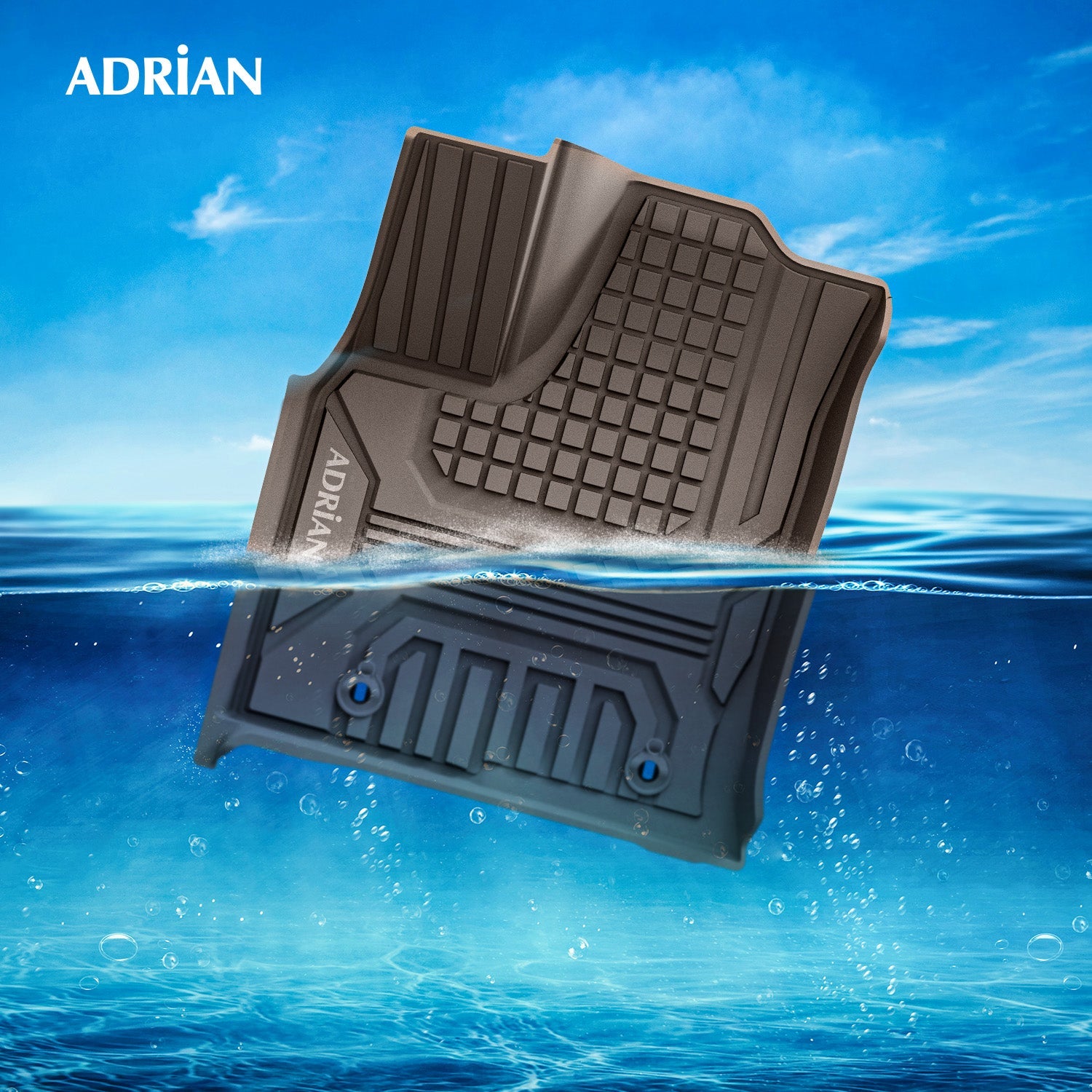 Toyota Land cruiser 2022 - 2026 (3 Rows) 3W ADRIAN Car Mats - Adrian.UAE