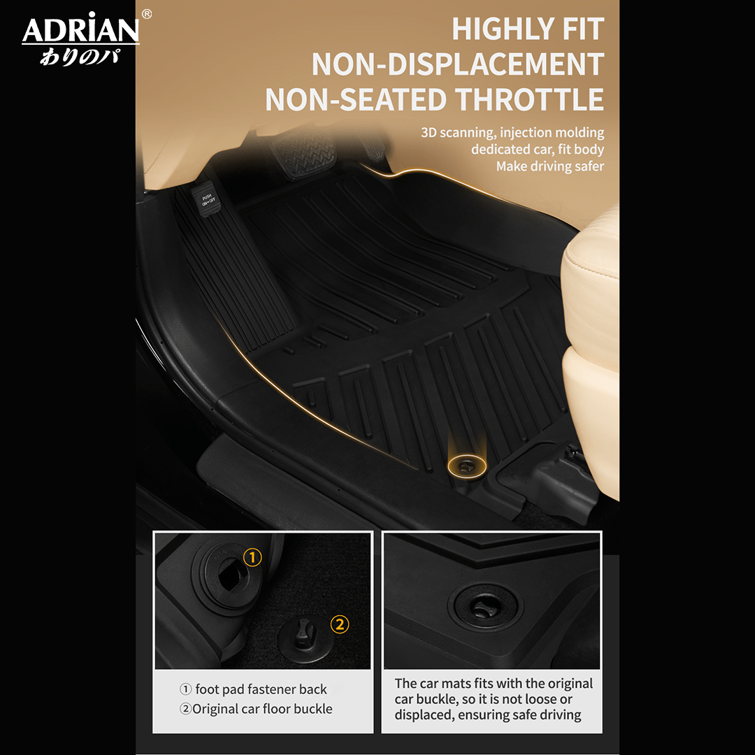 Toyota Prado 2010 - 2023 - Adrian Car Mats Pro Series - Adrian.UAE