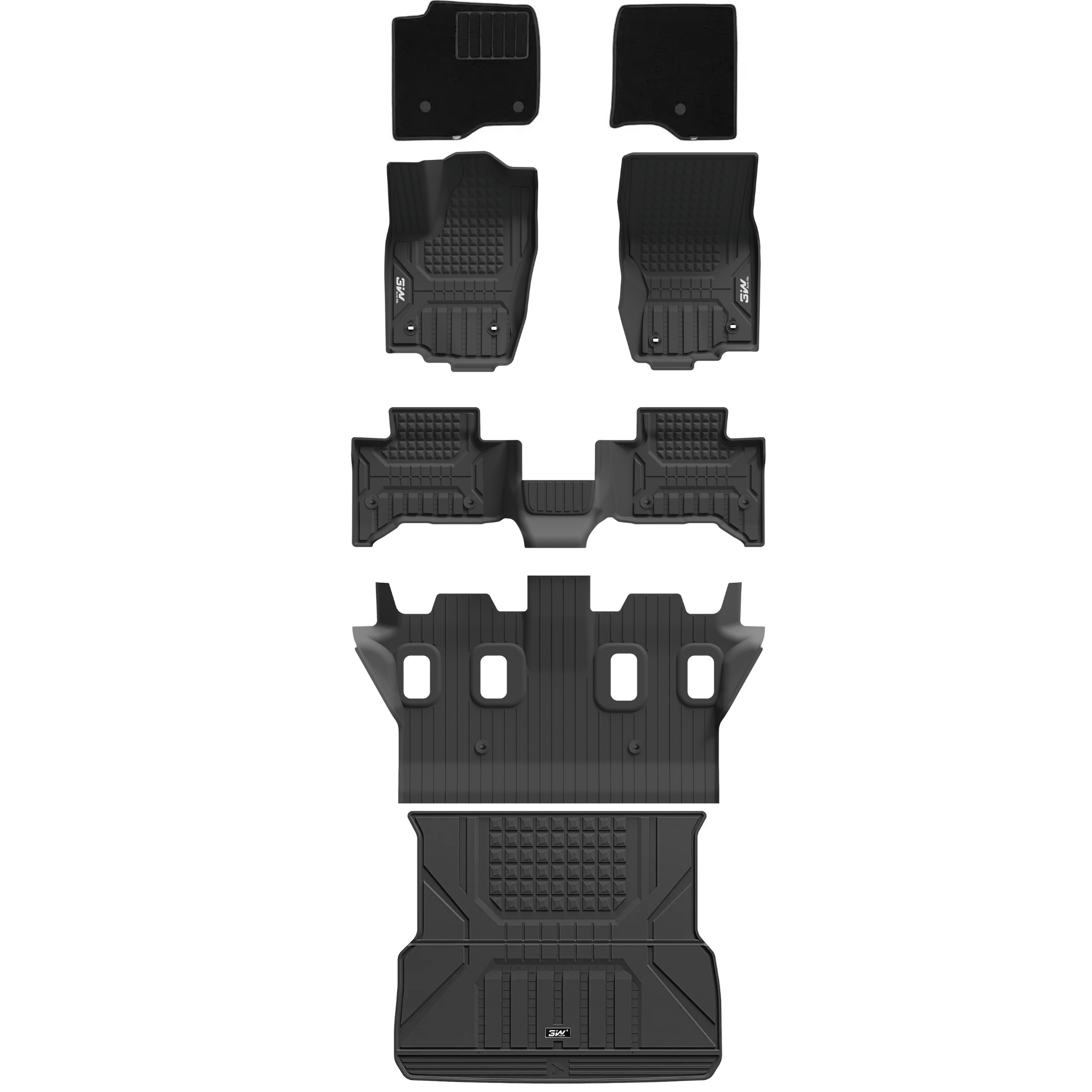 Toyota Prado 2024 - 2025 3W Adrian Pro Series Car Mats - Adrian.UAE