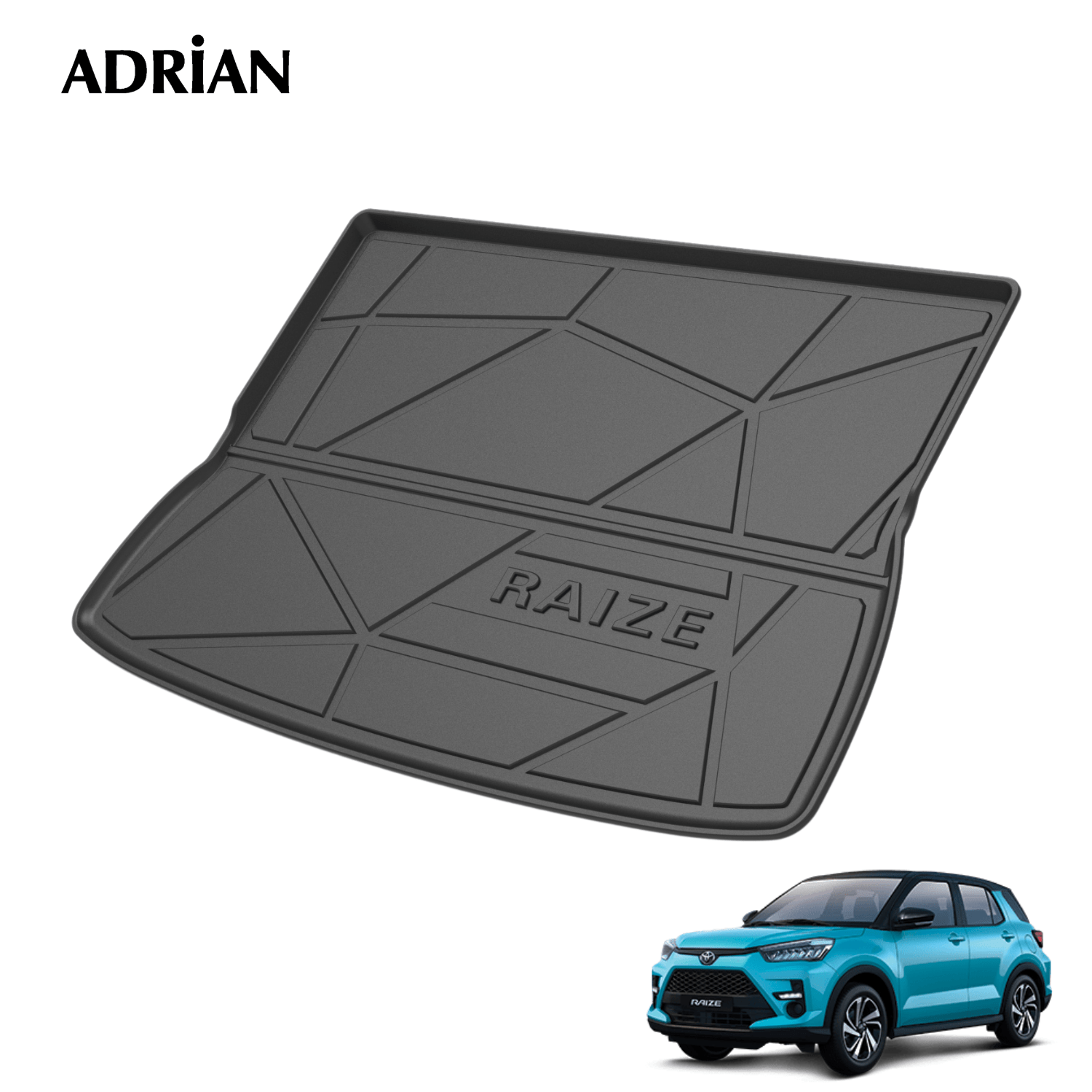 Toyota Raize 2021 - 2025 - Gards Series Trunk Mat - Adrian.UAE