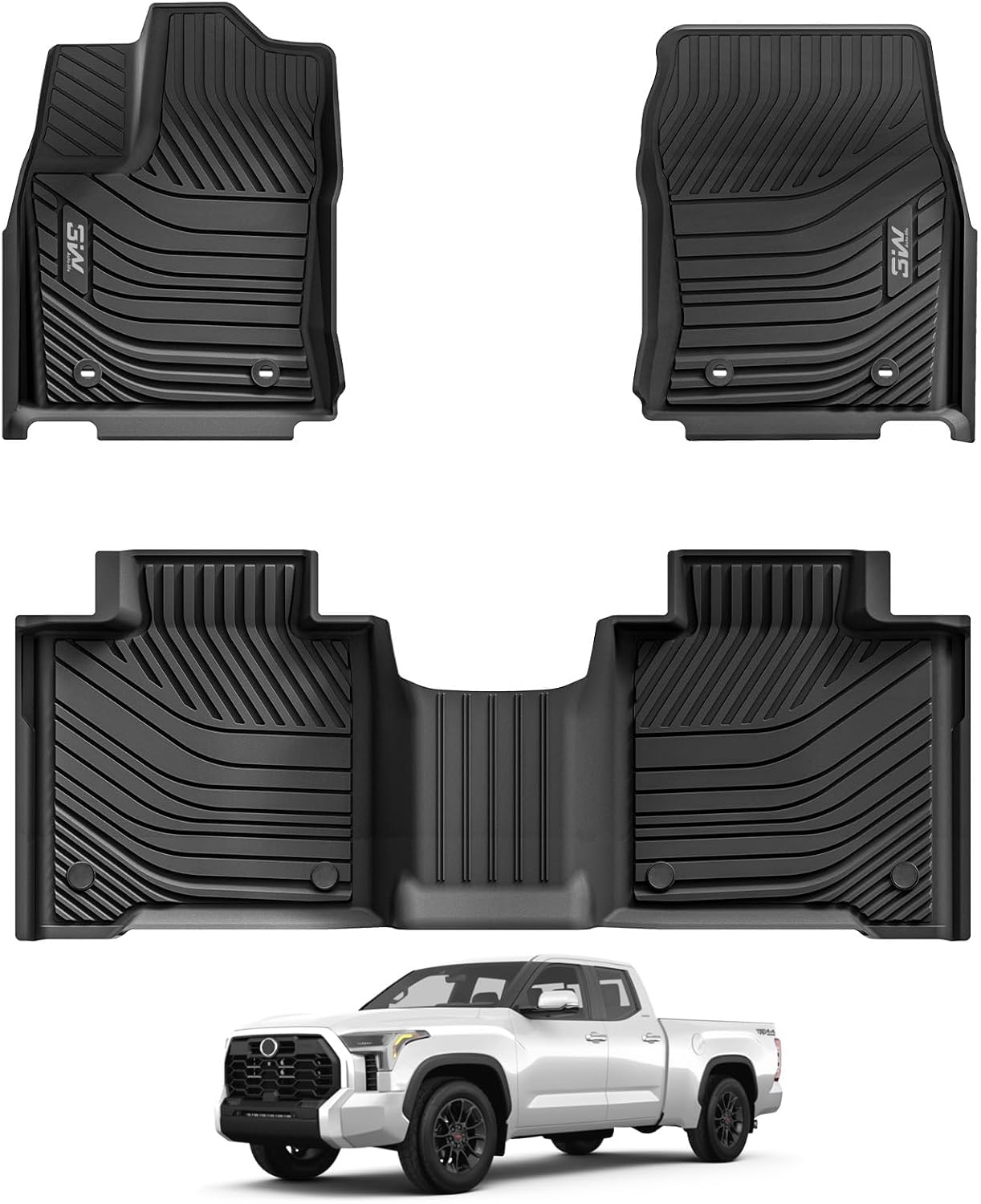 Toyota Tundra 2022 - 2025 - Adrian Car Mats Pro Series - Adrian.UAE