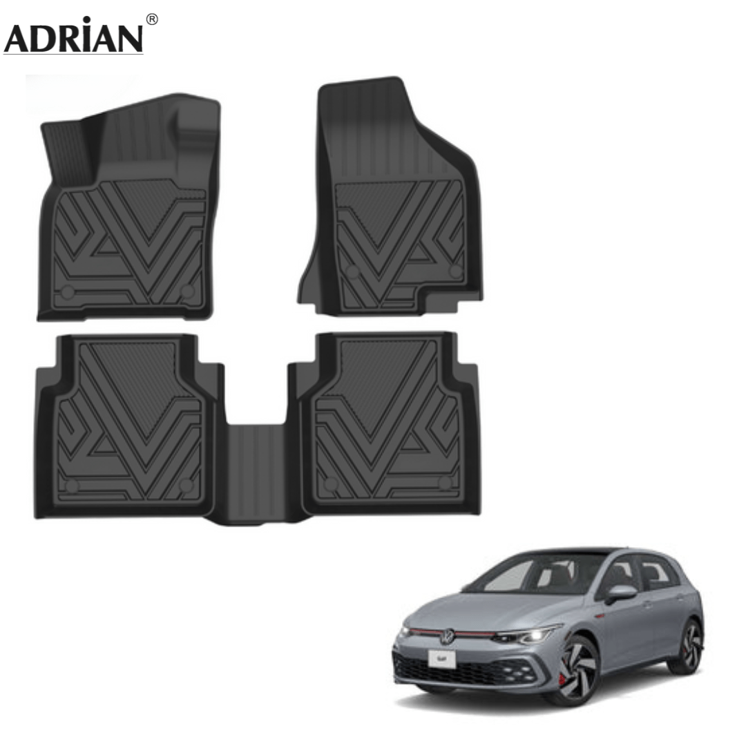 Volkswagen Golf GTI 2021 - 2025 - Adrian 3W All Weather Car Mats - Adrian.UAE