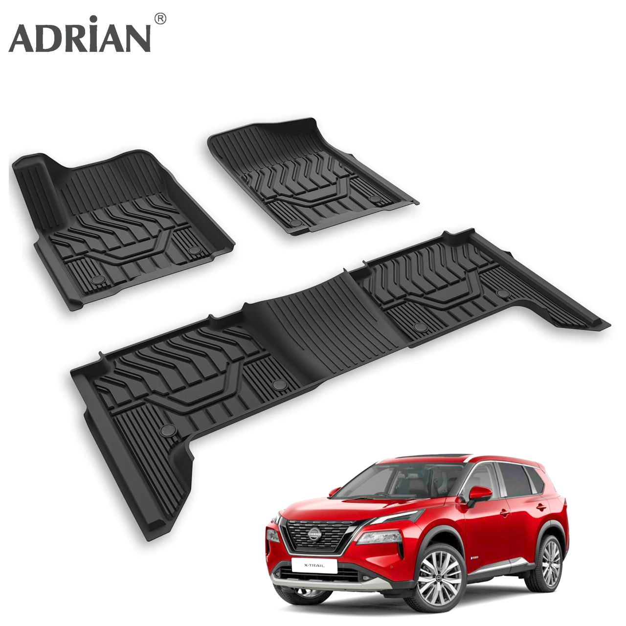 Nissan X Trail 2023 2025 Adrian Car Mats Pro Series Adrian.UAE