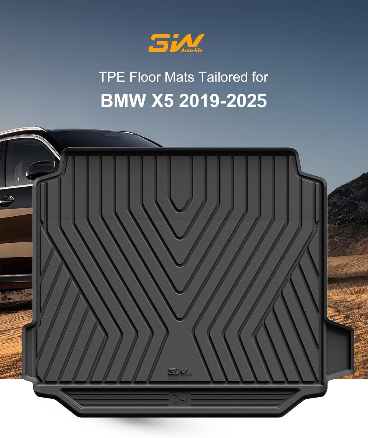BMW X5 2019 - 2025 - Adrian Pro Series Car Trunk Mat - Adrian.UAE