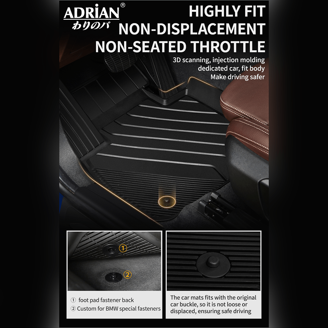 BMW X7 2019 - 2025 - Adrian Pro Series Car Mats - Adrian.UAE