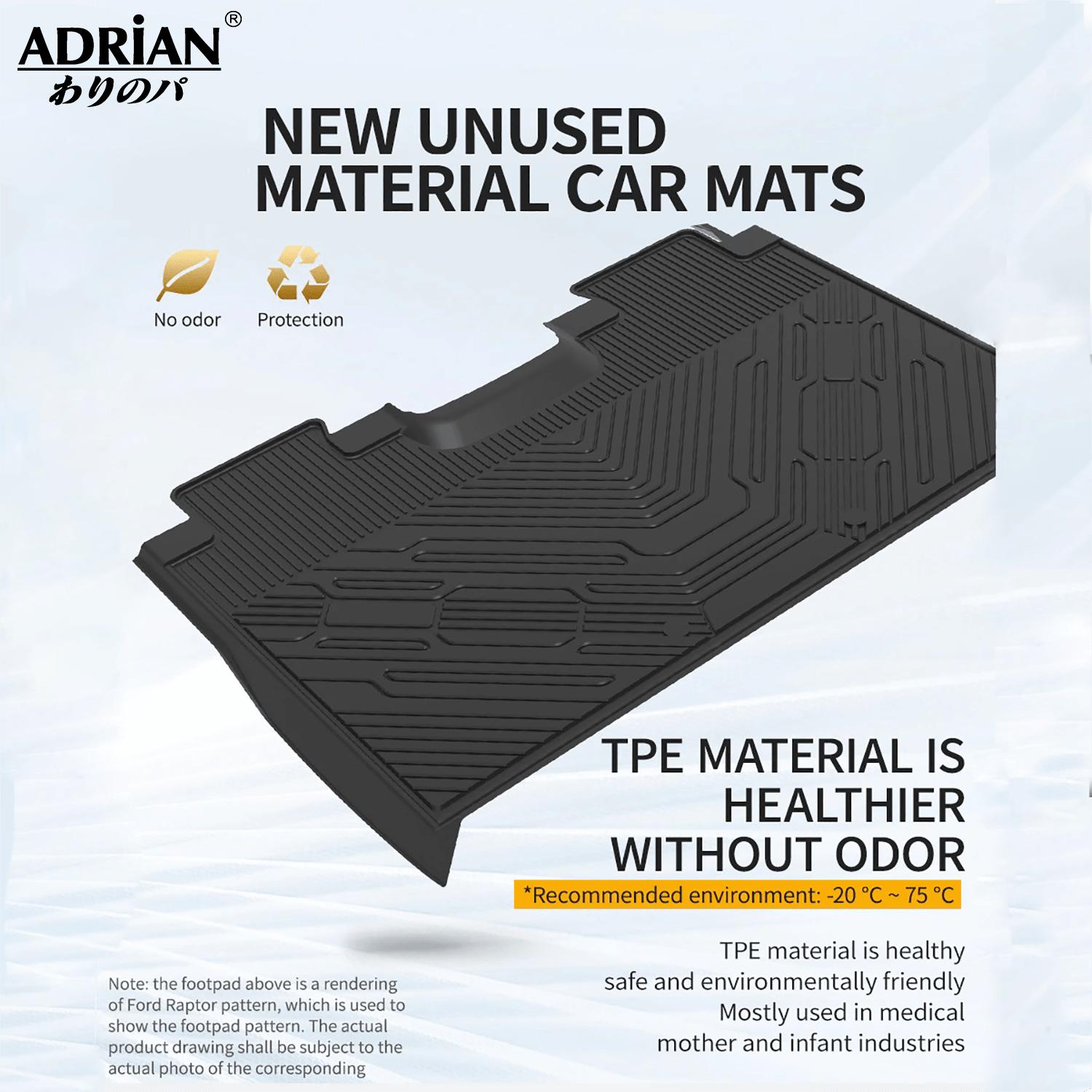 Ford Explorer (2020 - 2025) - Adrian Pro Series Car Mats - Adrian.UAE