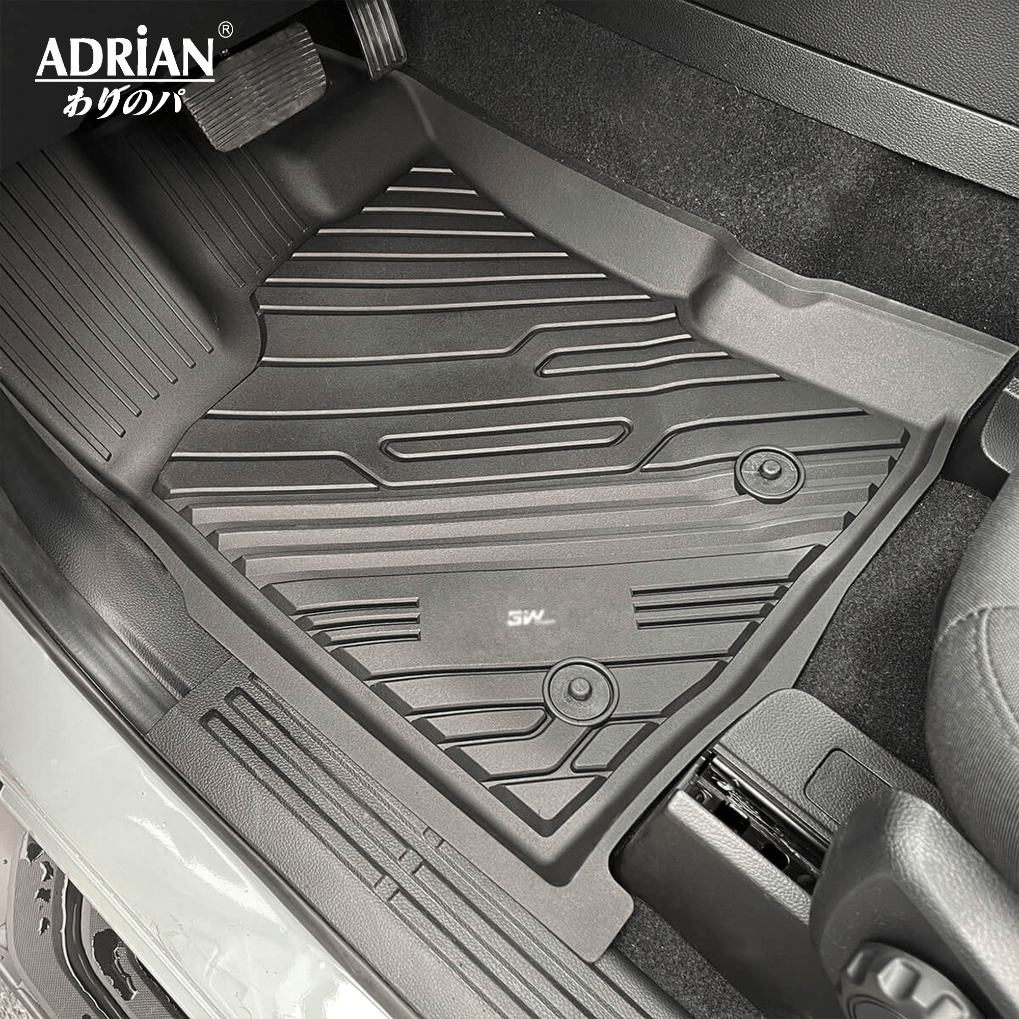 Ford Ranger 2019 - 2023 - Adrian Pro Series Car Mats - Adrian.UAE
