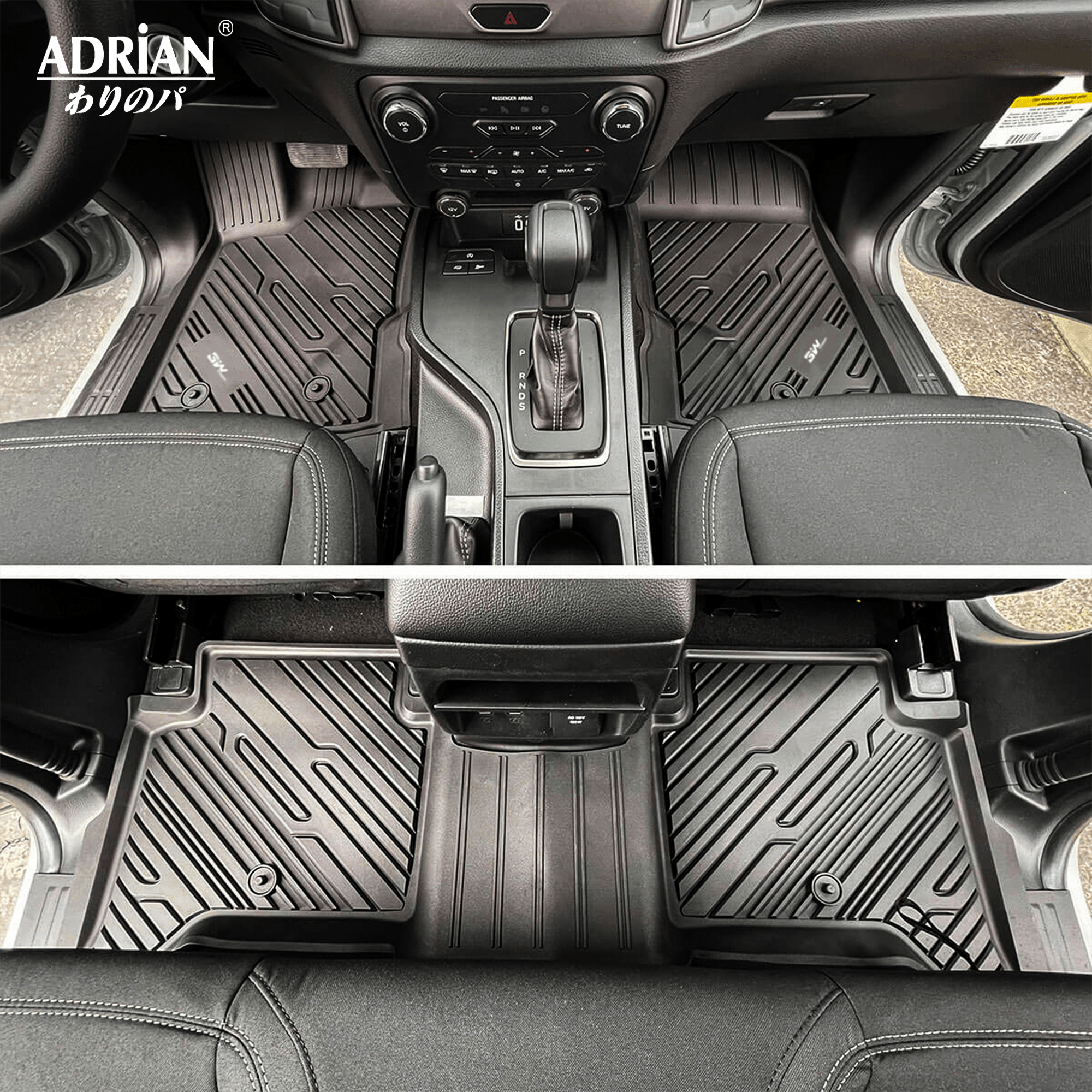 Ford Ranger 2019 - 2023 - Adrian Pro Series Car Mats - Adrian.UAE