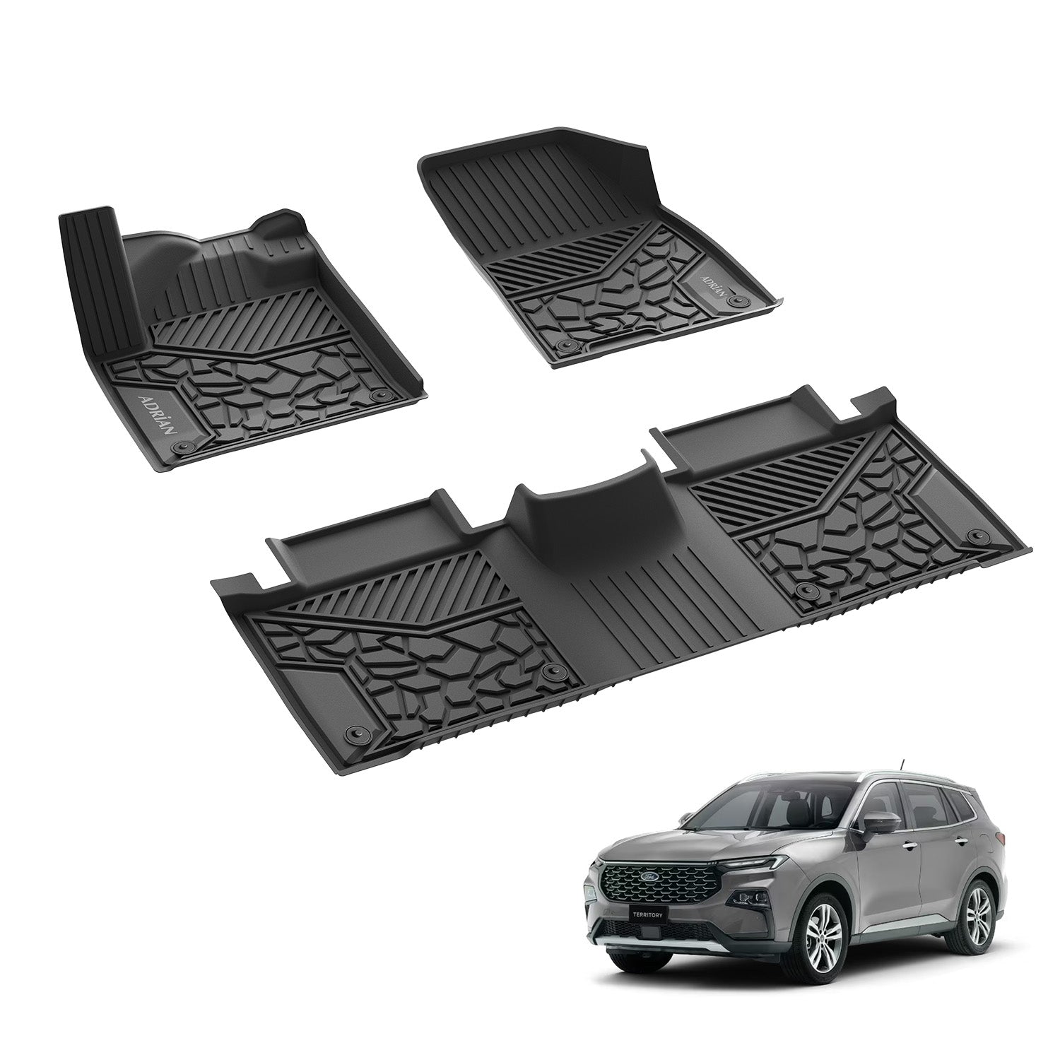 Ford Territory 2023 - 2026 - Adrian Pro Series Car Mats - Adrian.UAE
