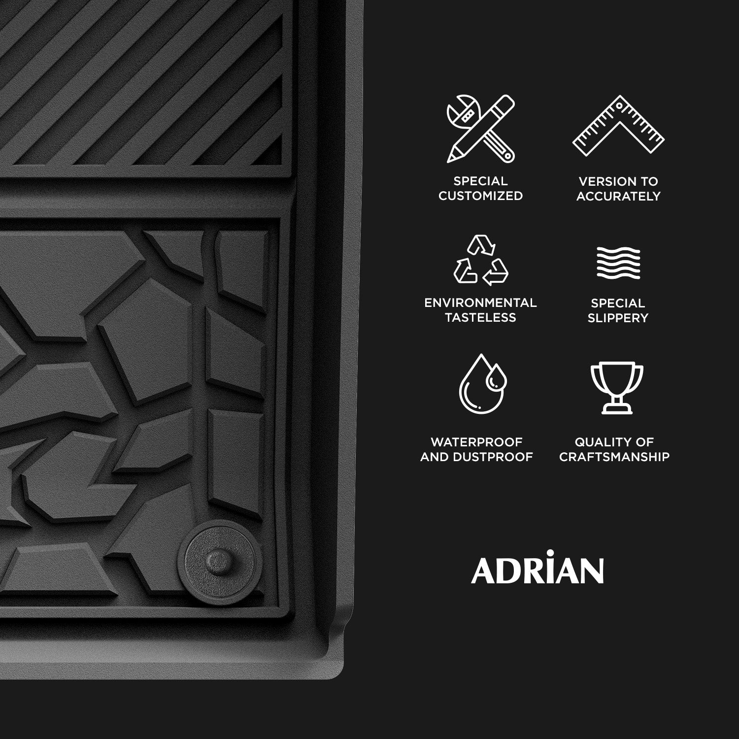 Ford Territory 2023 - 2026 - Adrian Pro Series Car Mats - Adrian.UAE