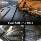 GMC Sierra/ Sierra Denali SuperCrew Cab/ Chevrolet Silverado 2019 - 2025 - Adrian Pro Series Car Mats - Adrian.UAE