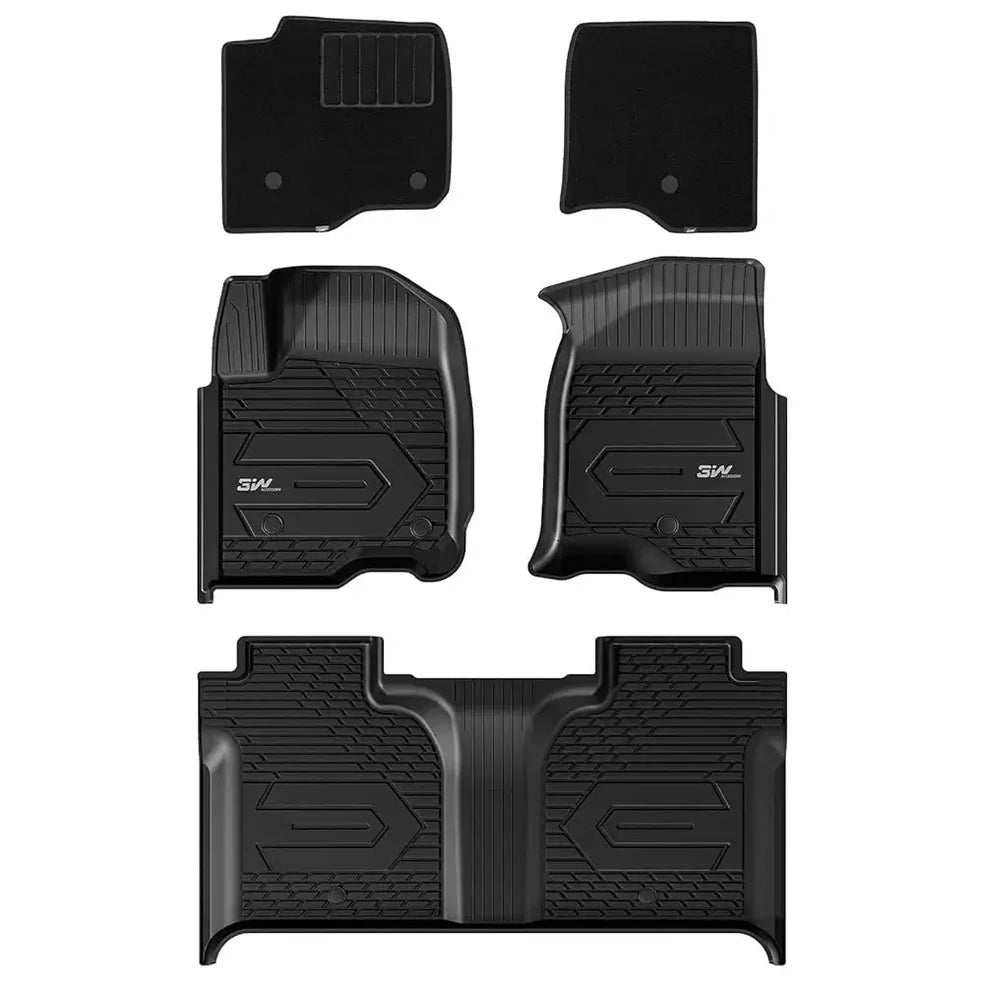 GMC Sierra/ Sierra Denali SuperCrew Cab/ Chevrolet Silverado 2019 - 2025 - Adrian Pro Series Car Mats - Adrian.UAE