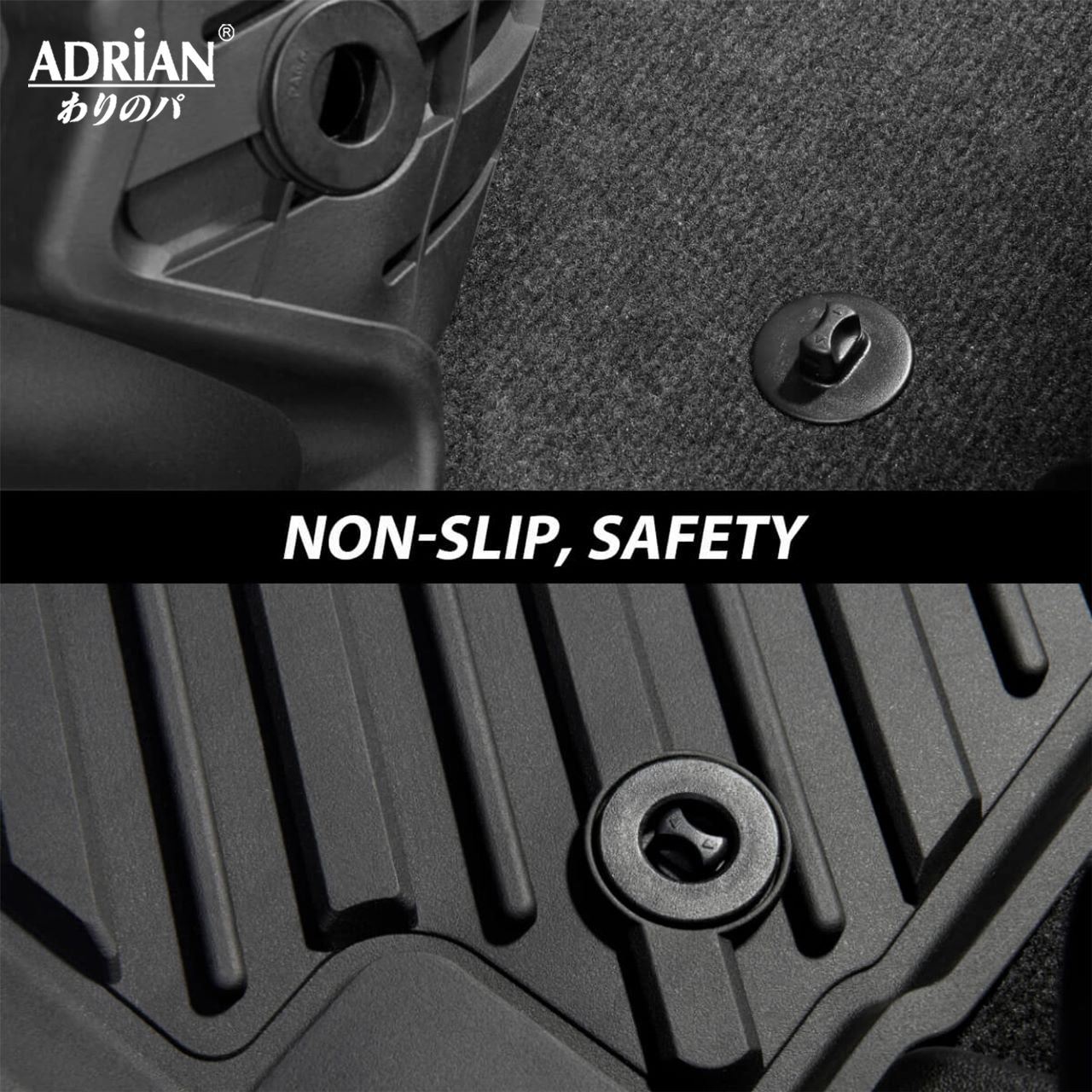 GMC Sierra/ Sierra Denali SuperCrew Cab/ Chevrolet Silverado 2019 - 2025 - Adrian Pro Series Car Mats - Adrian.UAE